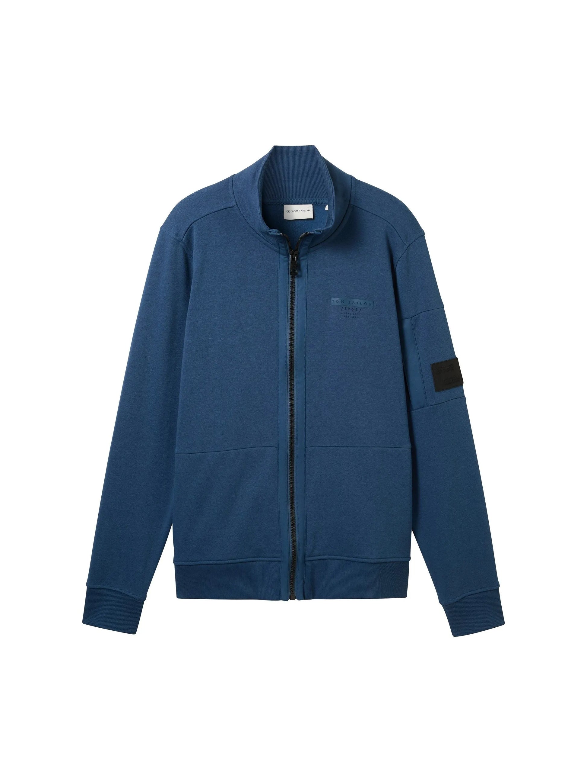 Tom Tailor GmbH – Tom Tailor Herren Sweatjacke mit Stehkragen