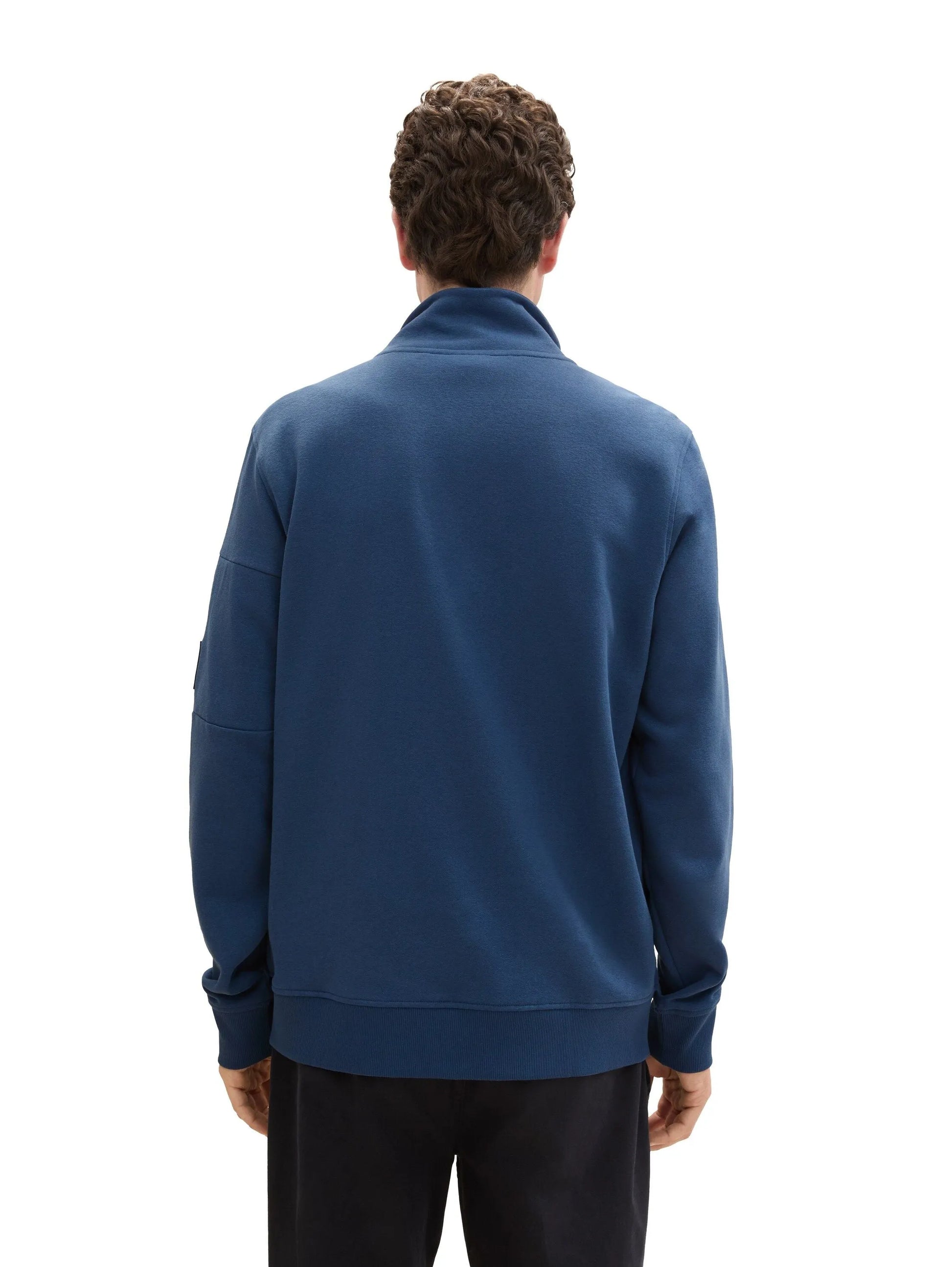 Tom Tailor GmbH – Tom Tailor Herren Sweatjacke mit Stehkragen