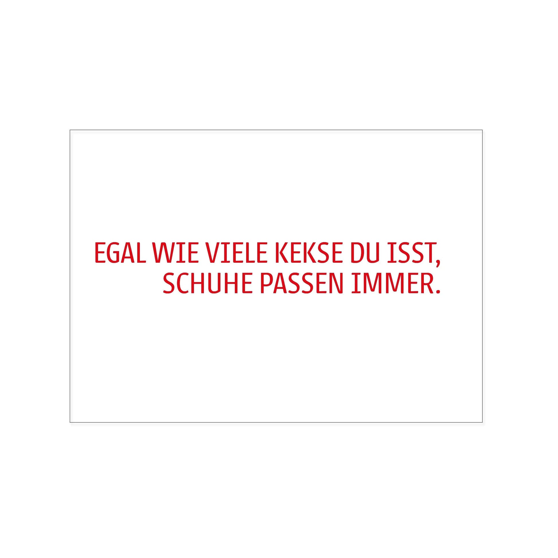 17;30 Hamburg – 17;30 Hamburg Postkarte quer, Kekse
