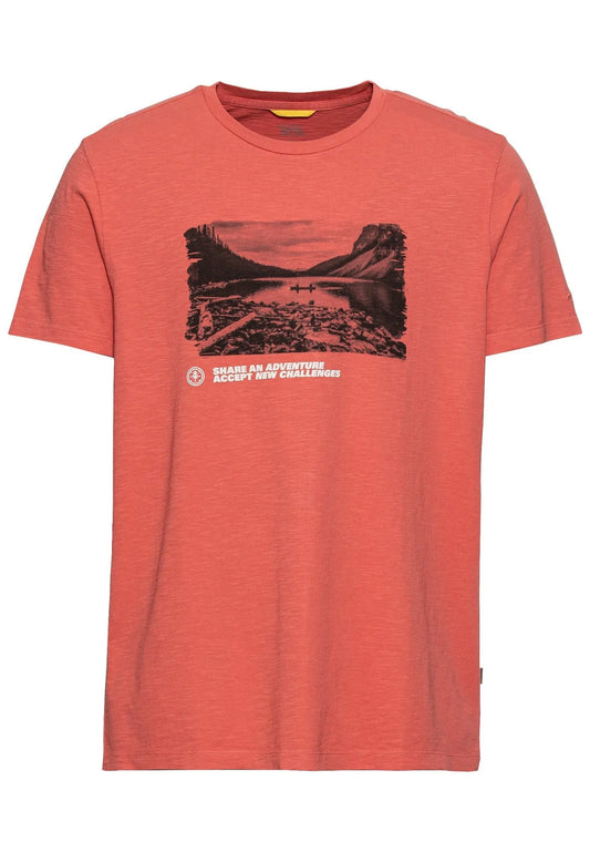 Camel Active Menswear – T-Shirt mit Print aus nachhaltigem Organic Cotton
