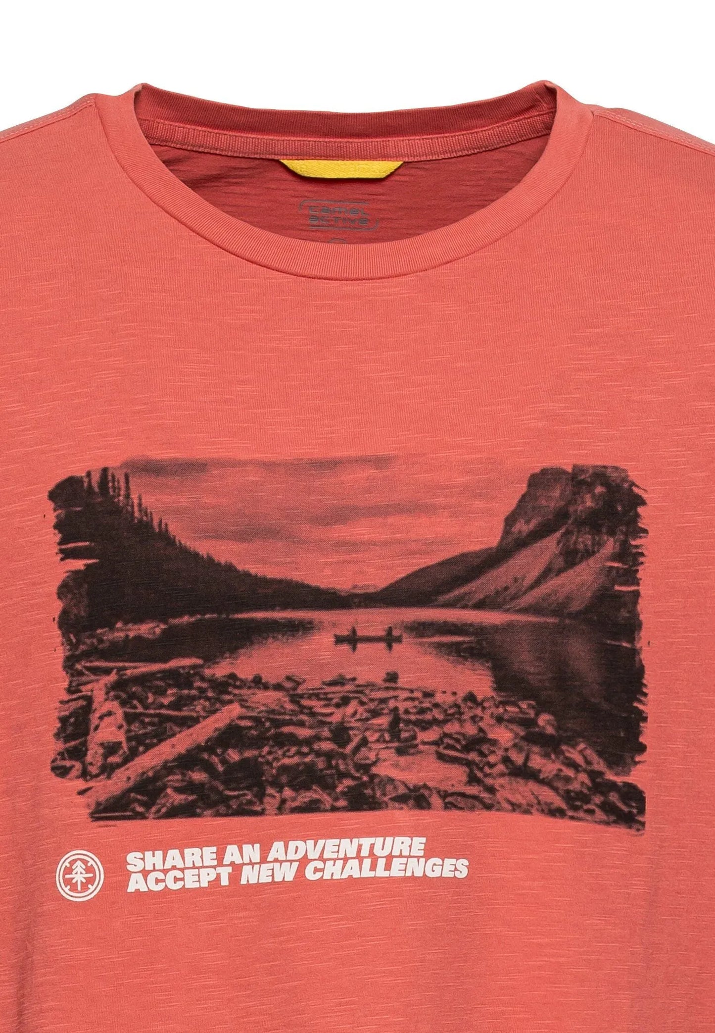 Camel Active Menswear – T-Shirt mit Print aus nachhaltigem Organic Cotton