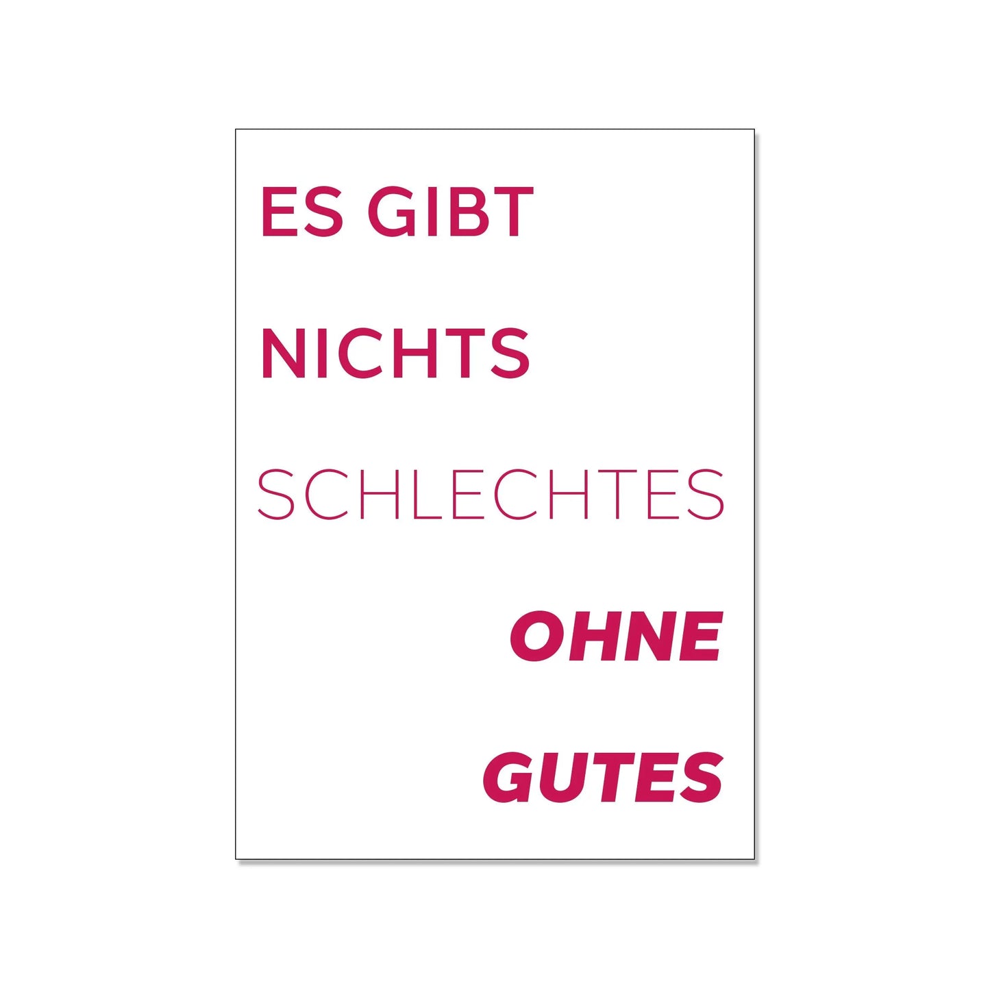 17;30 Hamburg – 17;30 Postkarte hoch, es gibt nichts schlechtes, ohne gutes