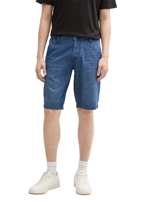 Tom Tailor – Tom Tailor Herren Straight Ultralight Jeans Shorts
