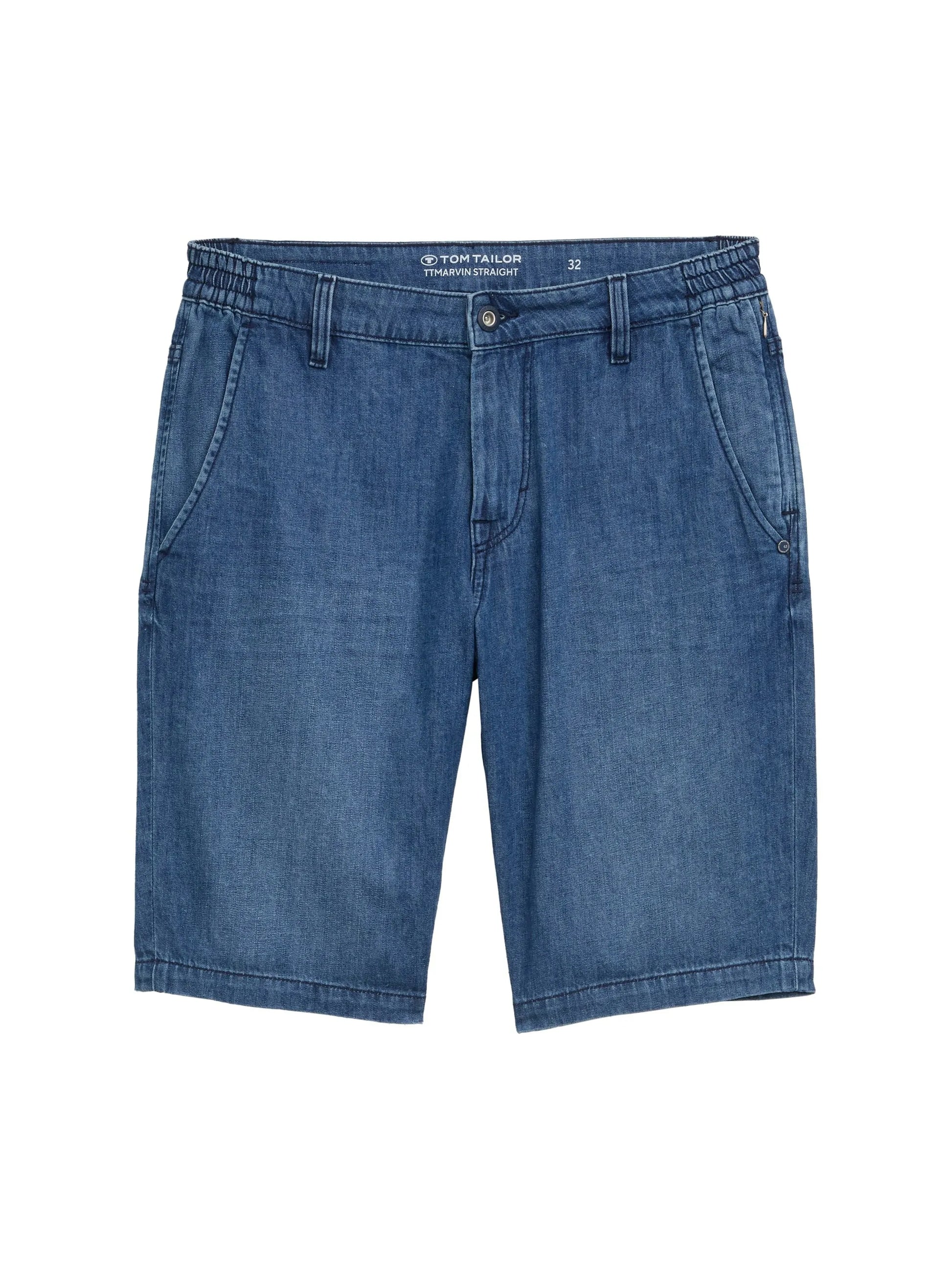 Tom Tailor – Tom Tailor Herren Straight Ultralight Jeans Shorts