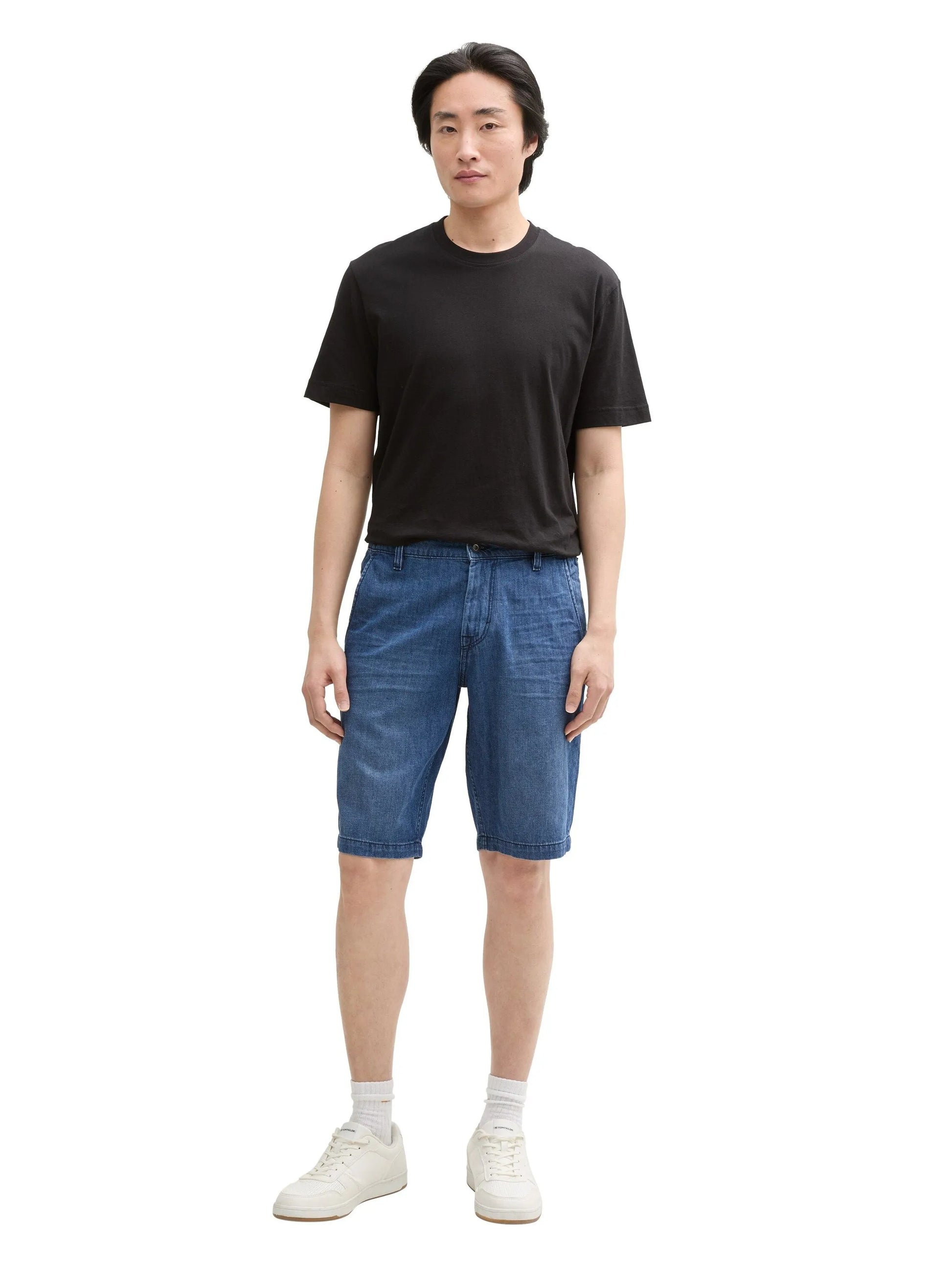 Tom Tailor – Tom Tailor Herren Straight Ultralight Jeans Shorts