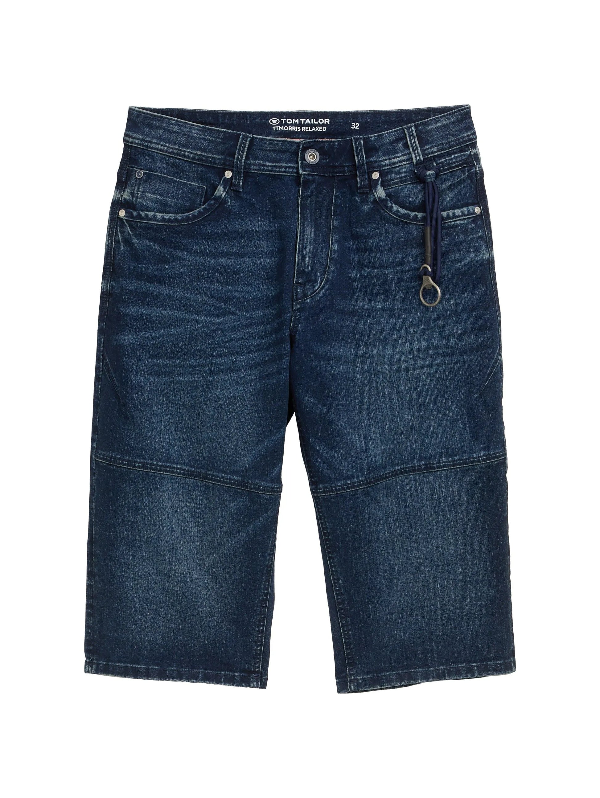 Tom Tailor – Tom Tailor Herren Relaxed Overknee Jeans Shorts