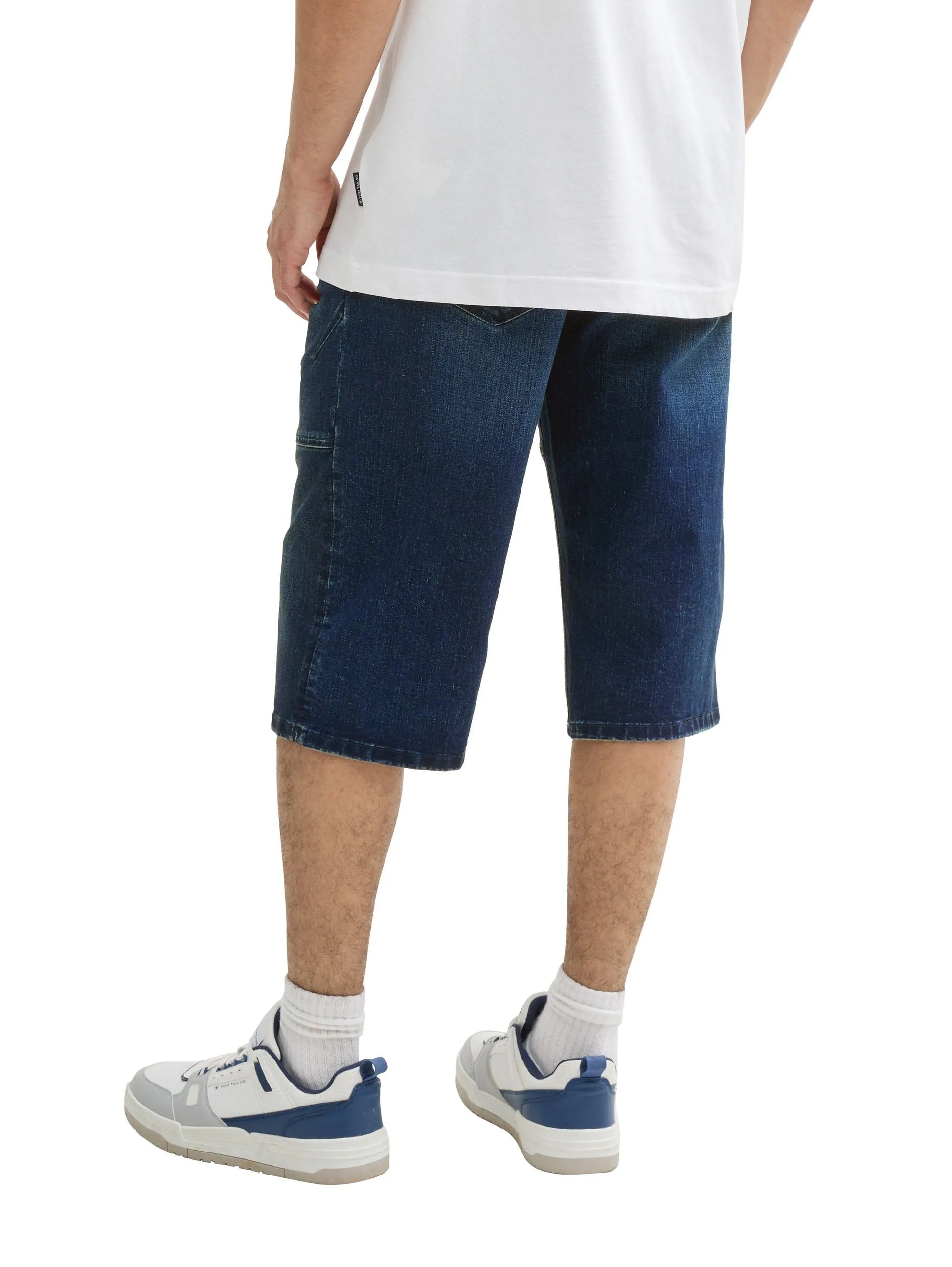 Tom Tailor – Tom Tailor Herren Relaxed Overknee Jeans Shorts