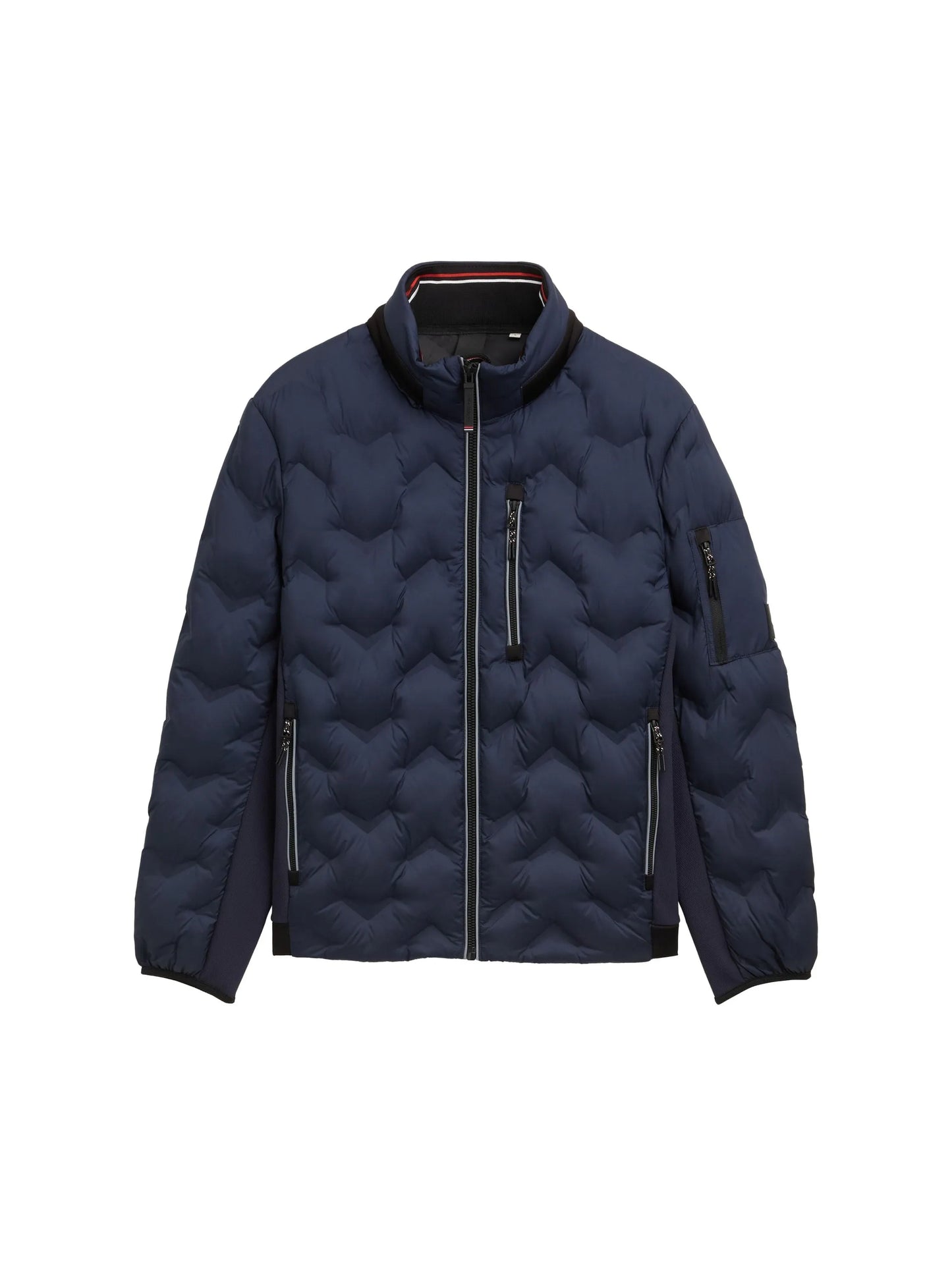 Tom Tailor – Tom Tailor Hybrid Steppjacke mit verstaubarer Kapuze