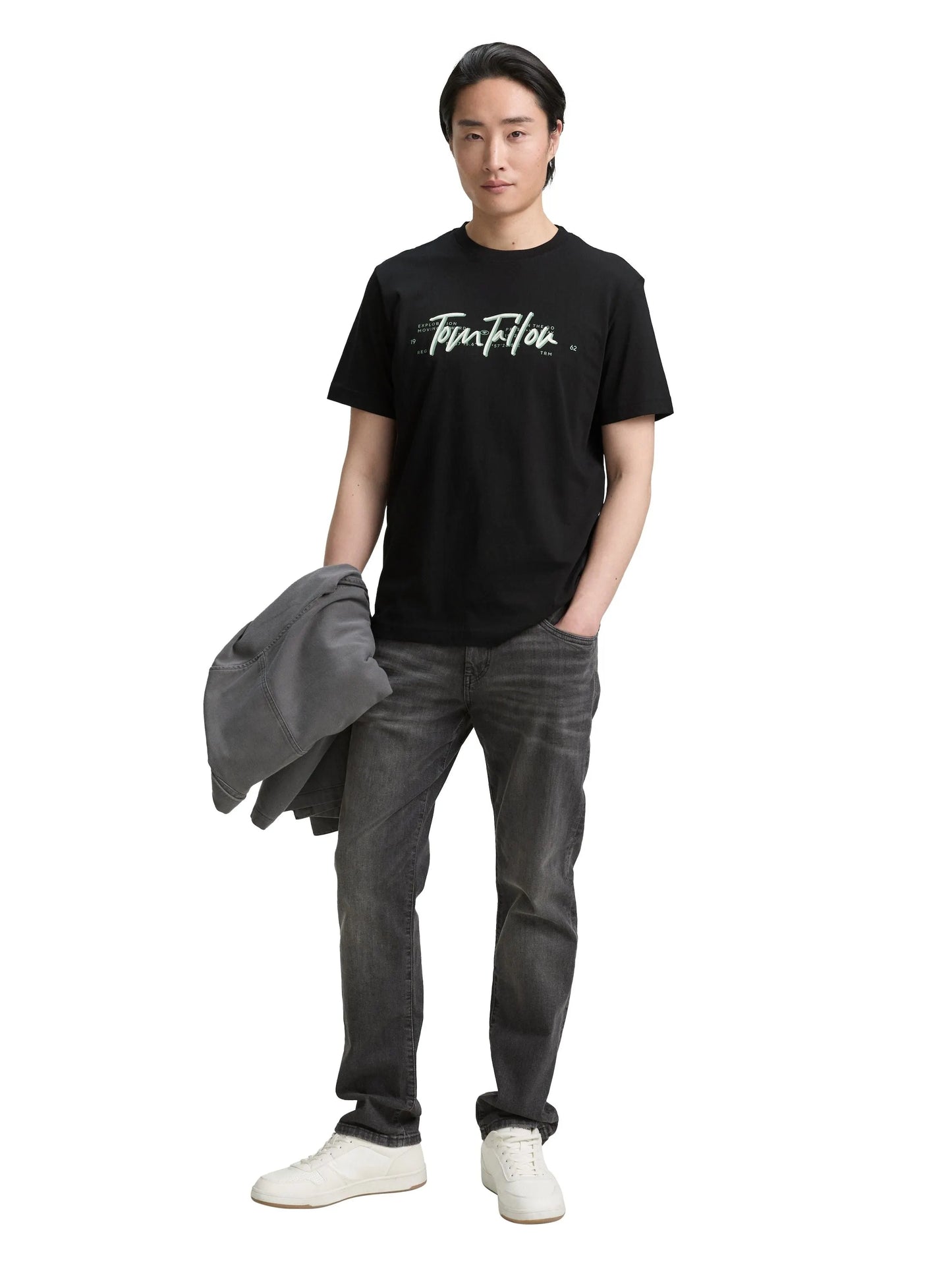 Tom Tailor – Tom Tailor Herren T-Shirt mit Logo-Print