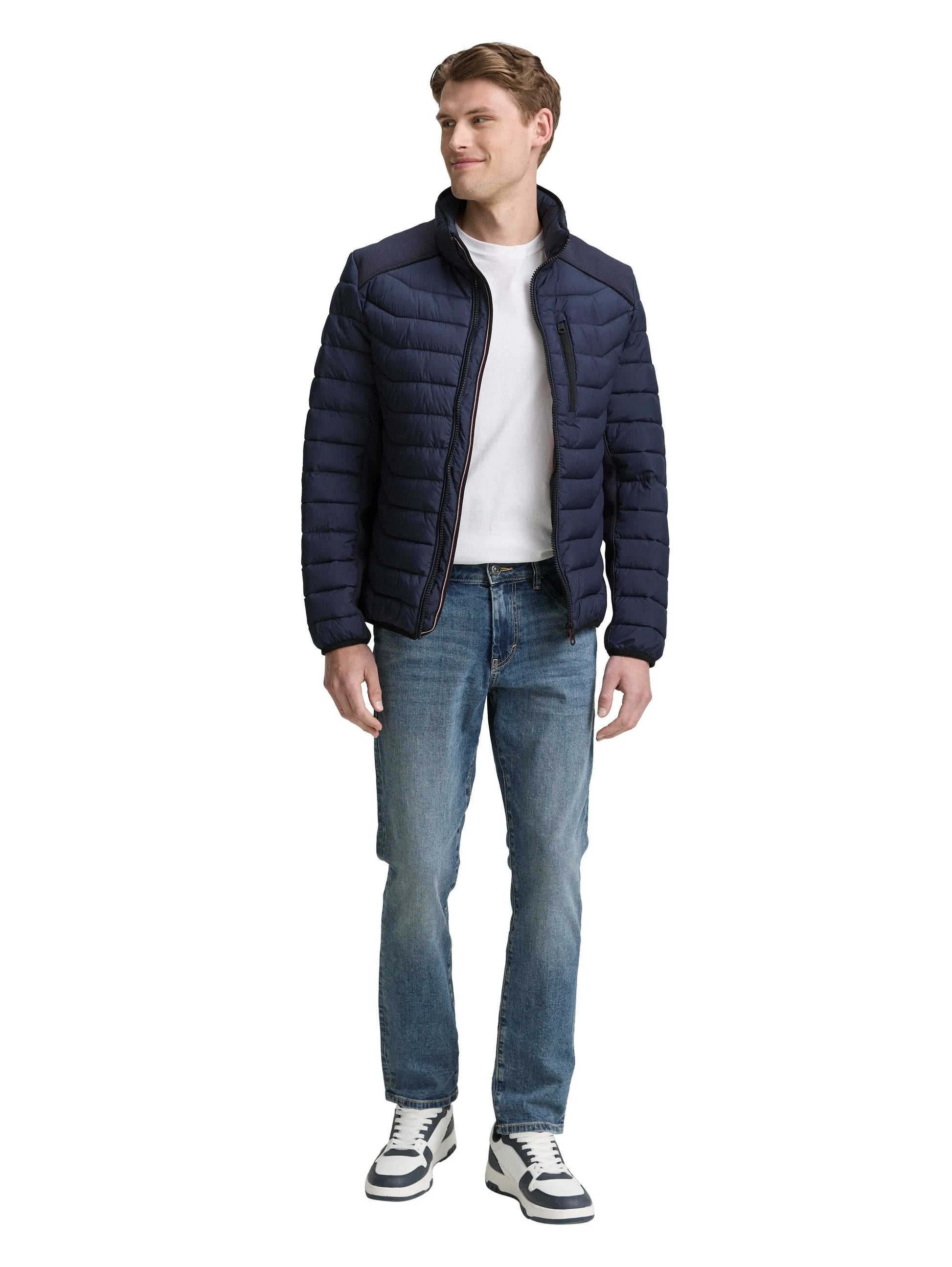 Tom Tailor – Tom Tailor Herren Lightweight Hybrid Steppjacke