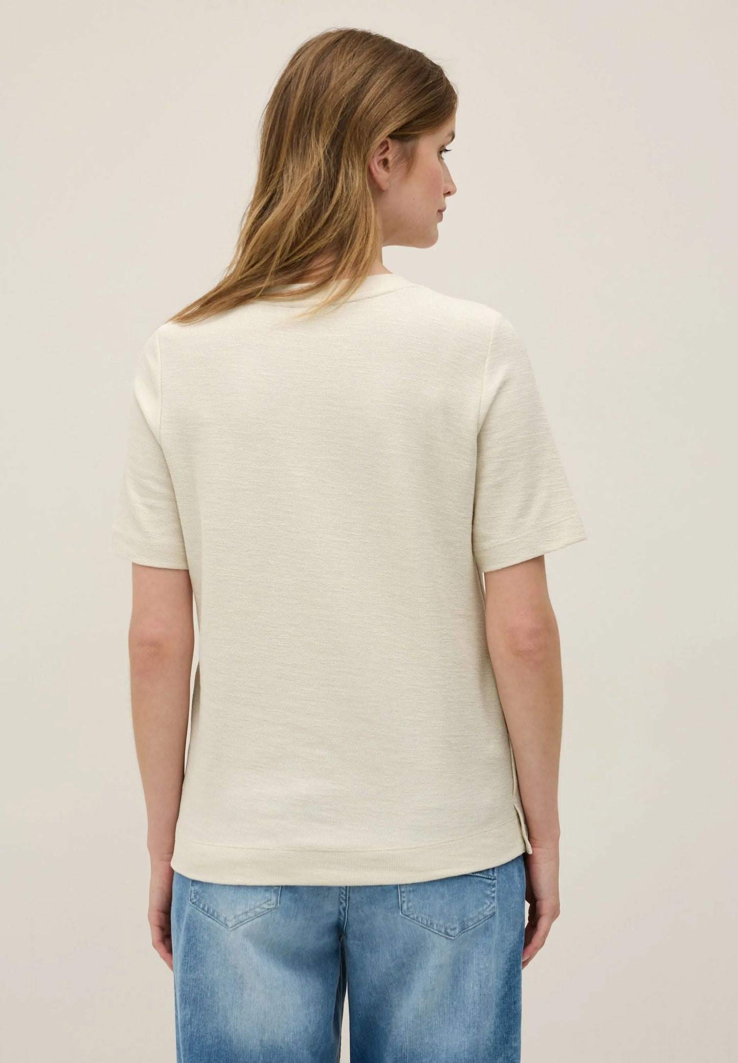 Cecil – Cecil Damen Bouclé Slub Shirt