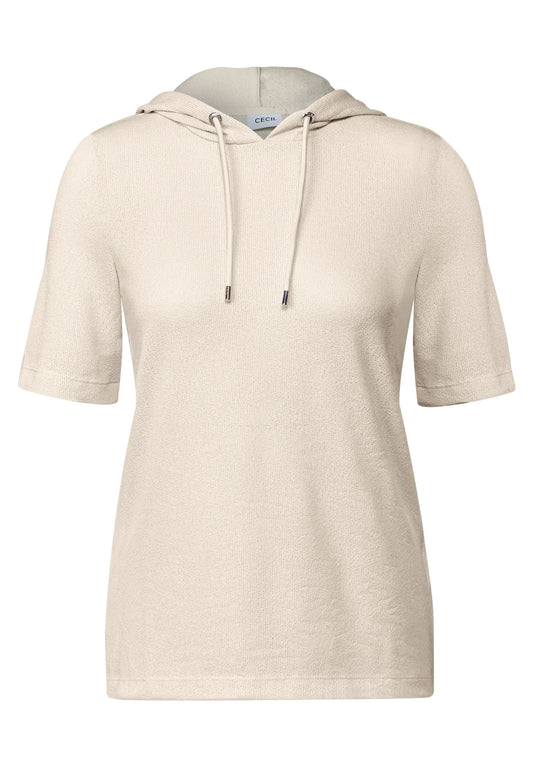 Cecil – Cecil Damen Crepe Hoodie-Shirt
