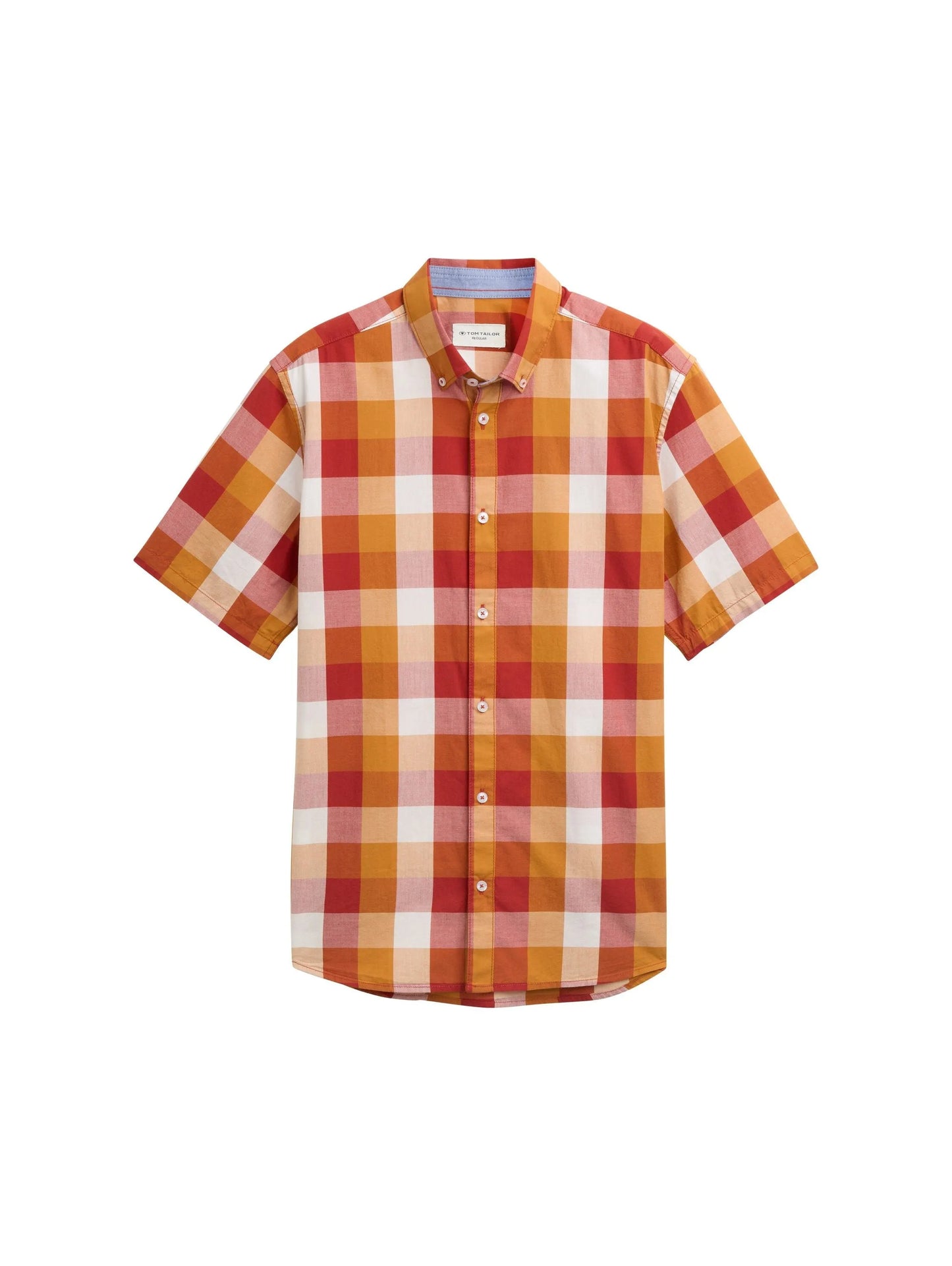 Tom Tailor – Casa Moda Herren Kurzarmhemd kariert