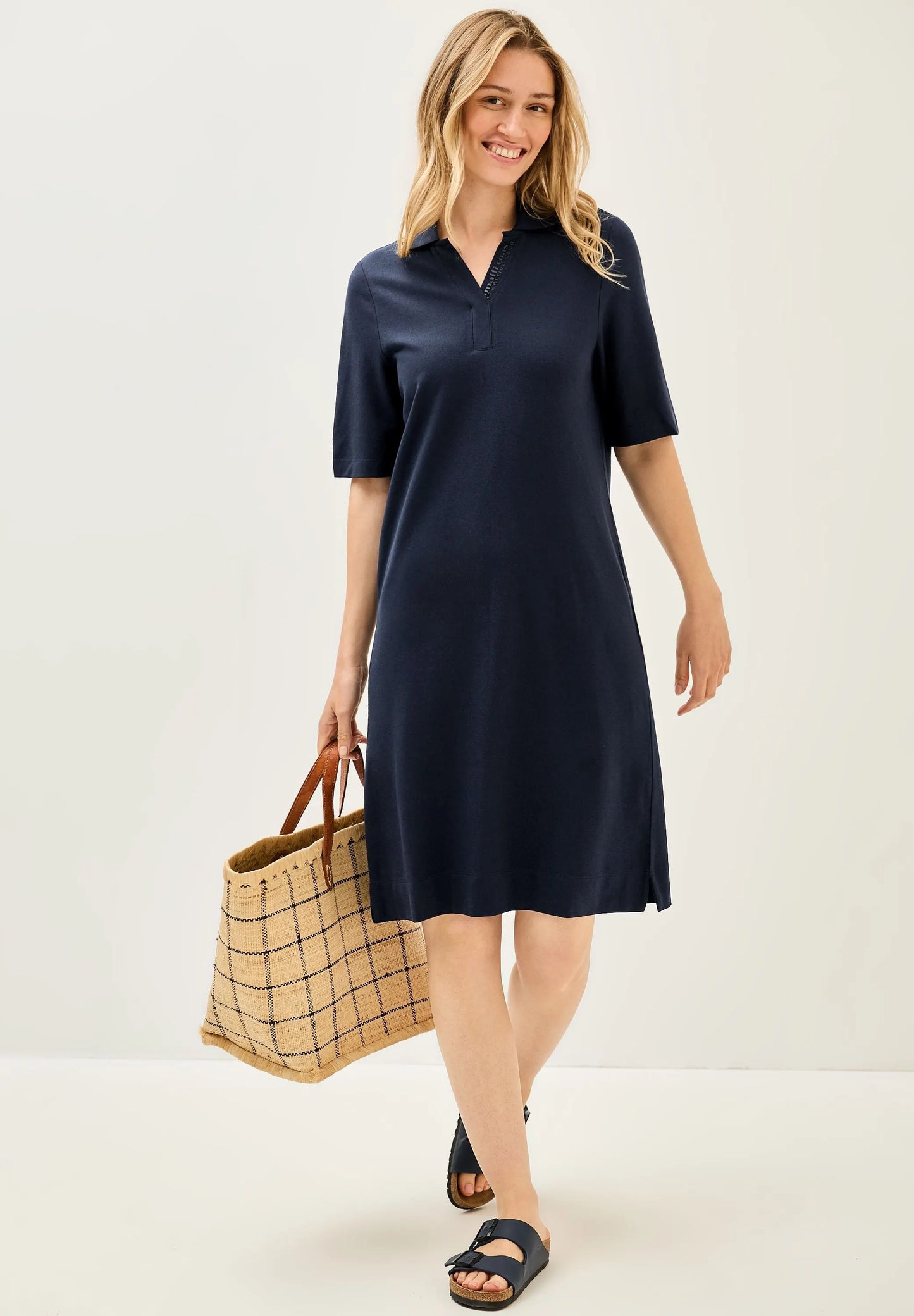 Cecil – Cecil Damen Piquée Polo-Kleid