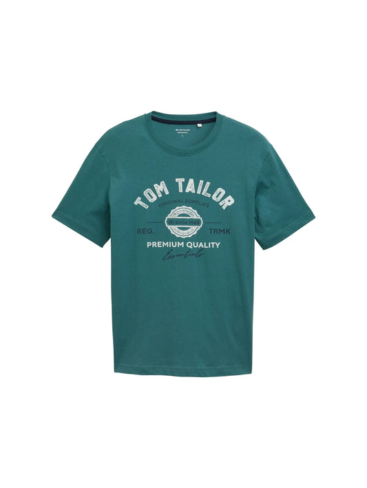 Tom Tailor – Tom Tailor Herren T-Shirt mit Logo-Print