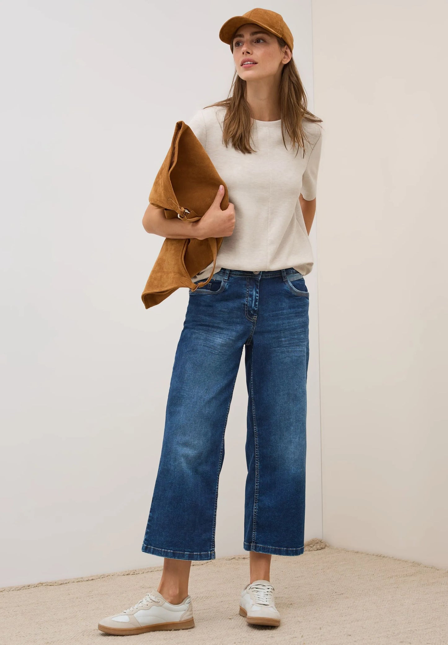 Cecil – Cecil Damen Kurzarmsweatshirt