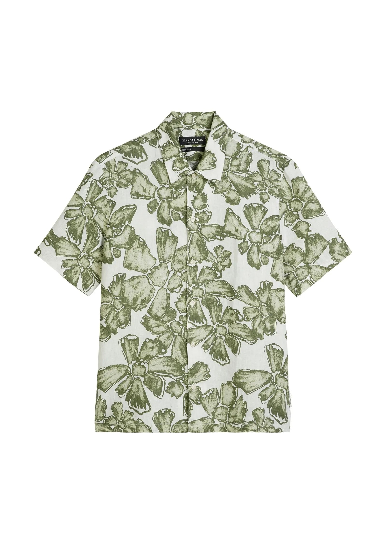 Marc O'Polo – Marc O'Polo Herren Kurzarm-Hemd regular