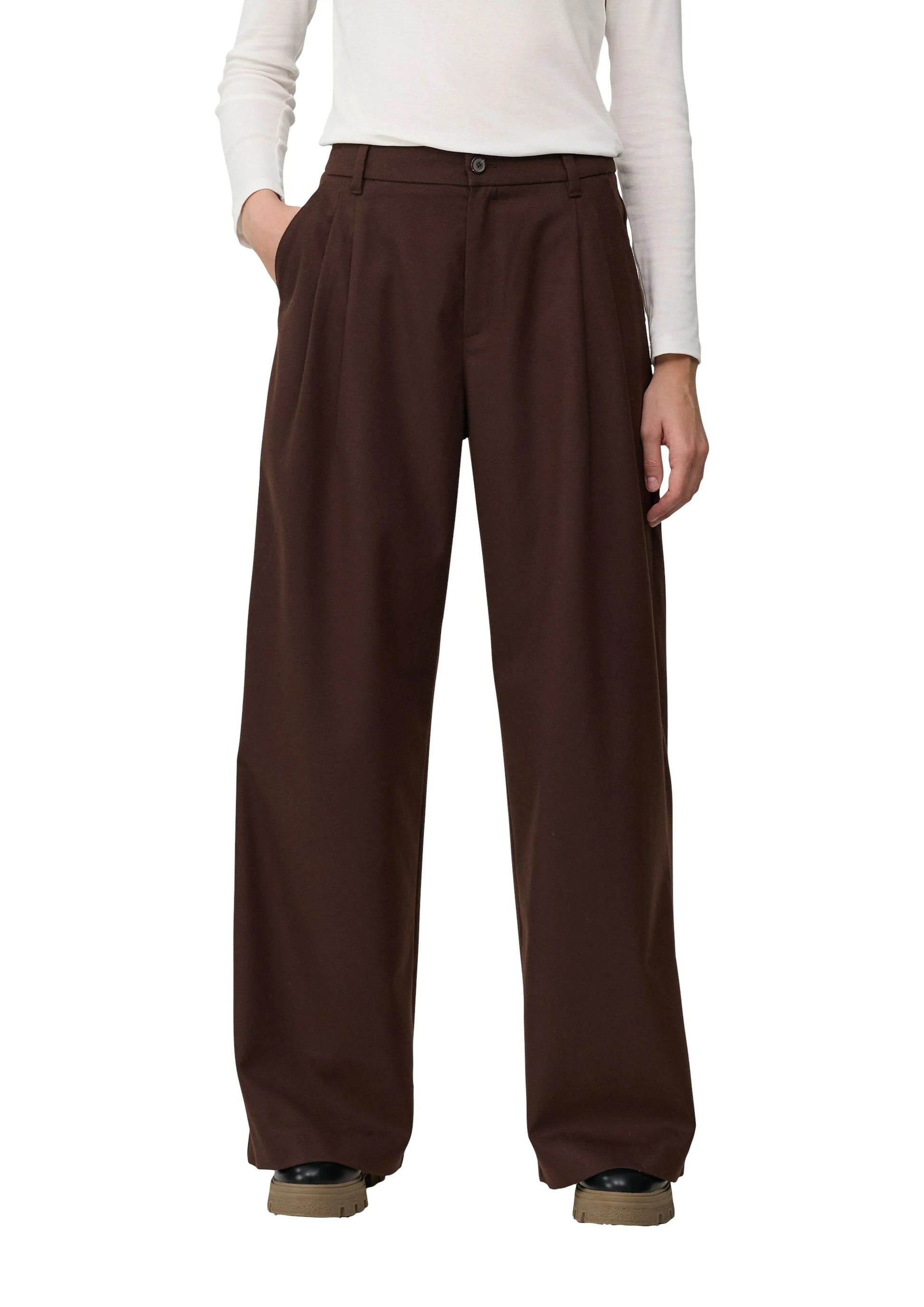 s.Oliver – s.Oliver Damen Flanell-Hose