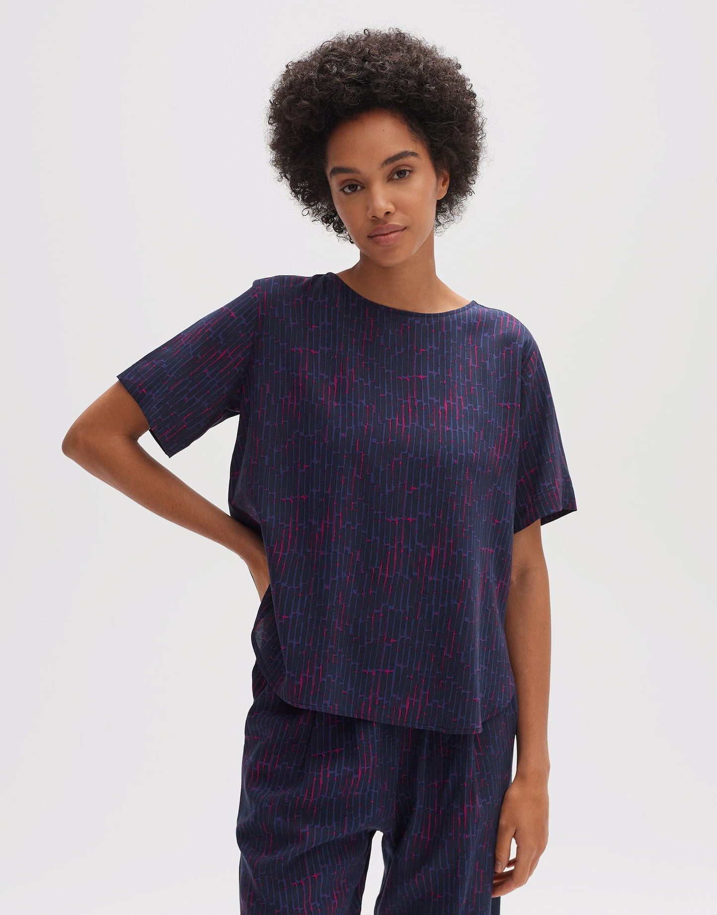 OPUS Damen Shirt blau