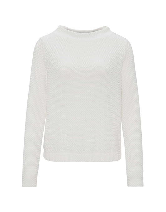 Opus Damen Pullover Gasdina weiß