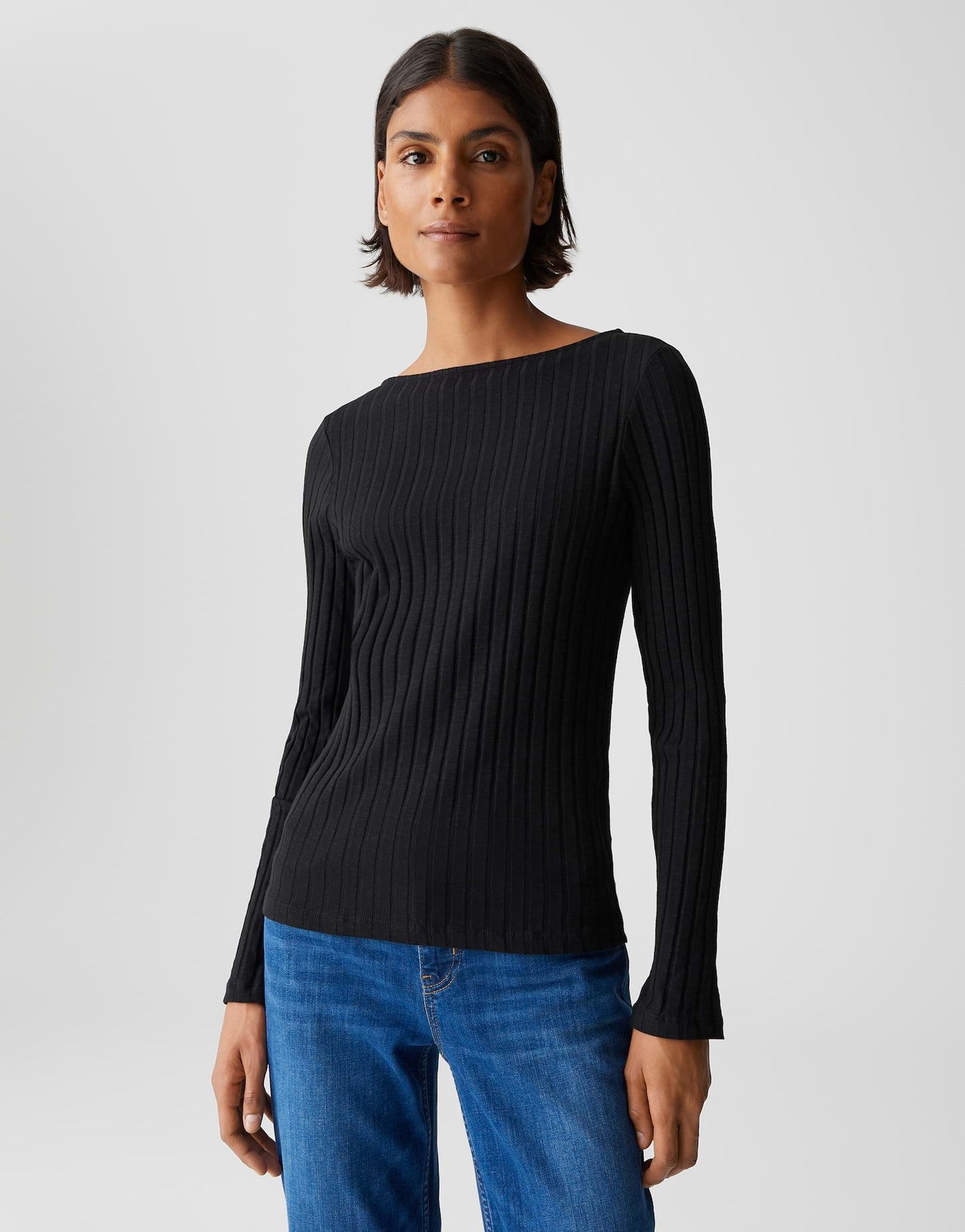 Opus Damen Shirt schwarz