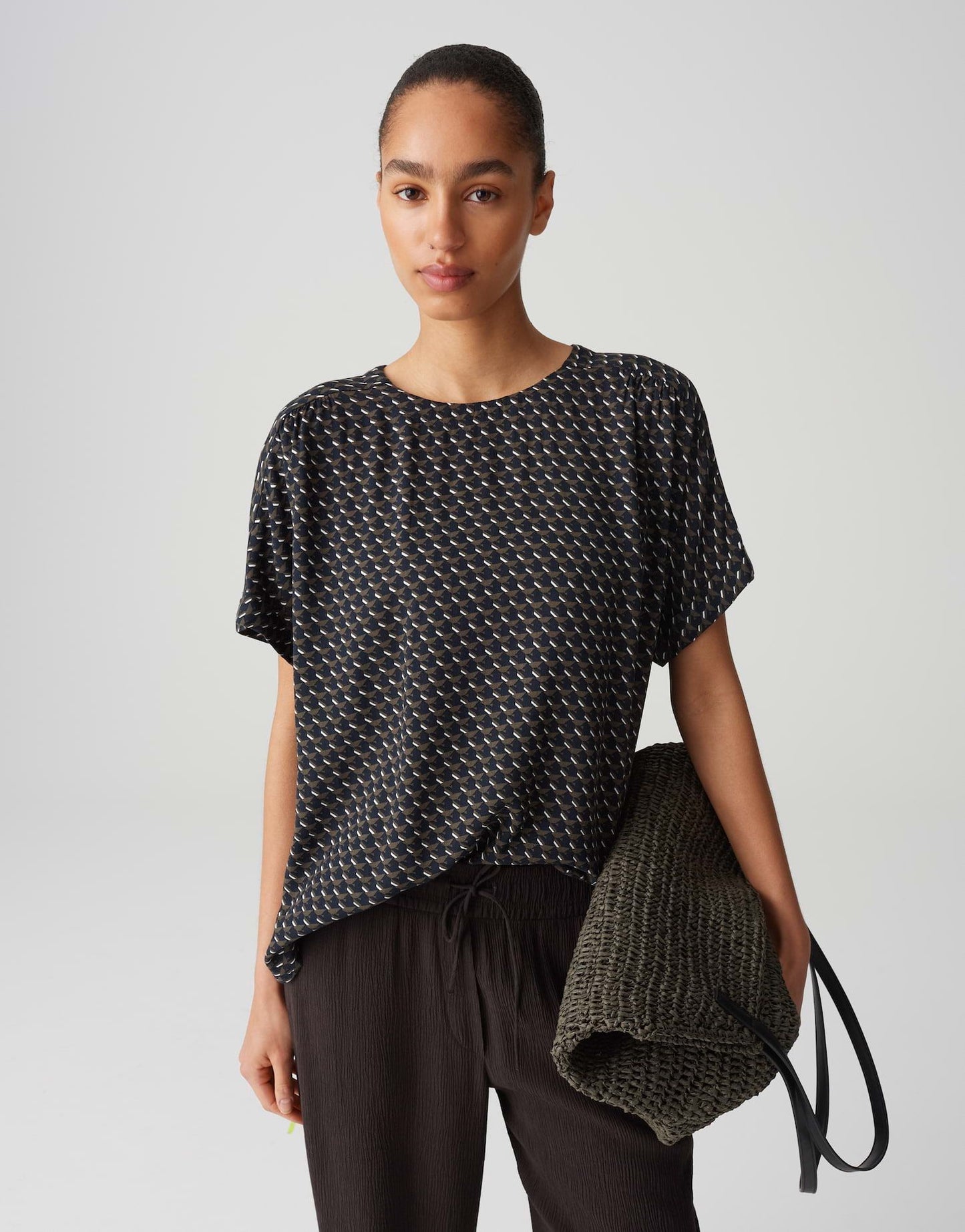 Opus Damen Shirt Femka london blau