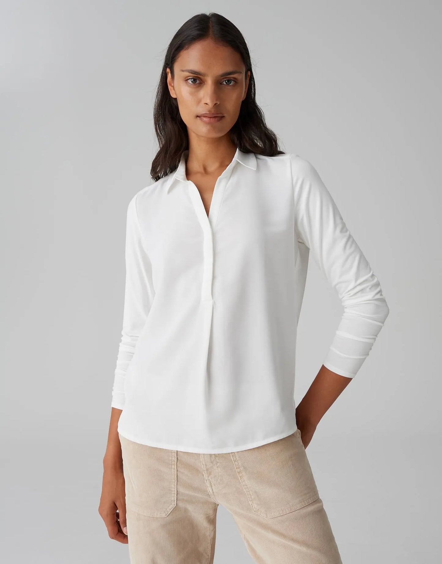 Opus Damen Bluse weiß