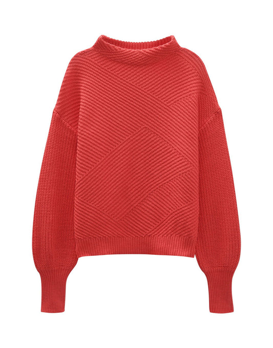 someday Damen Pullover Tellina rot