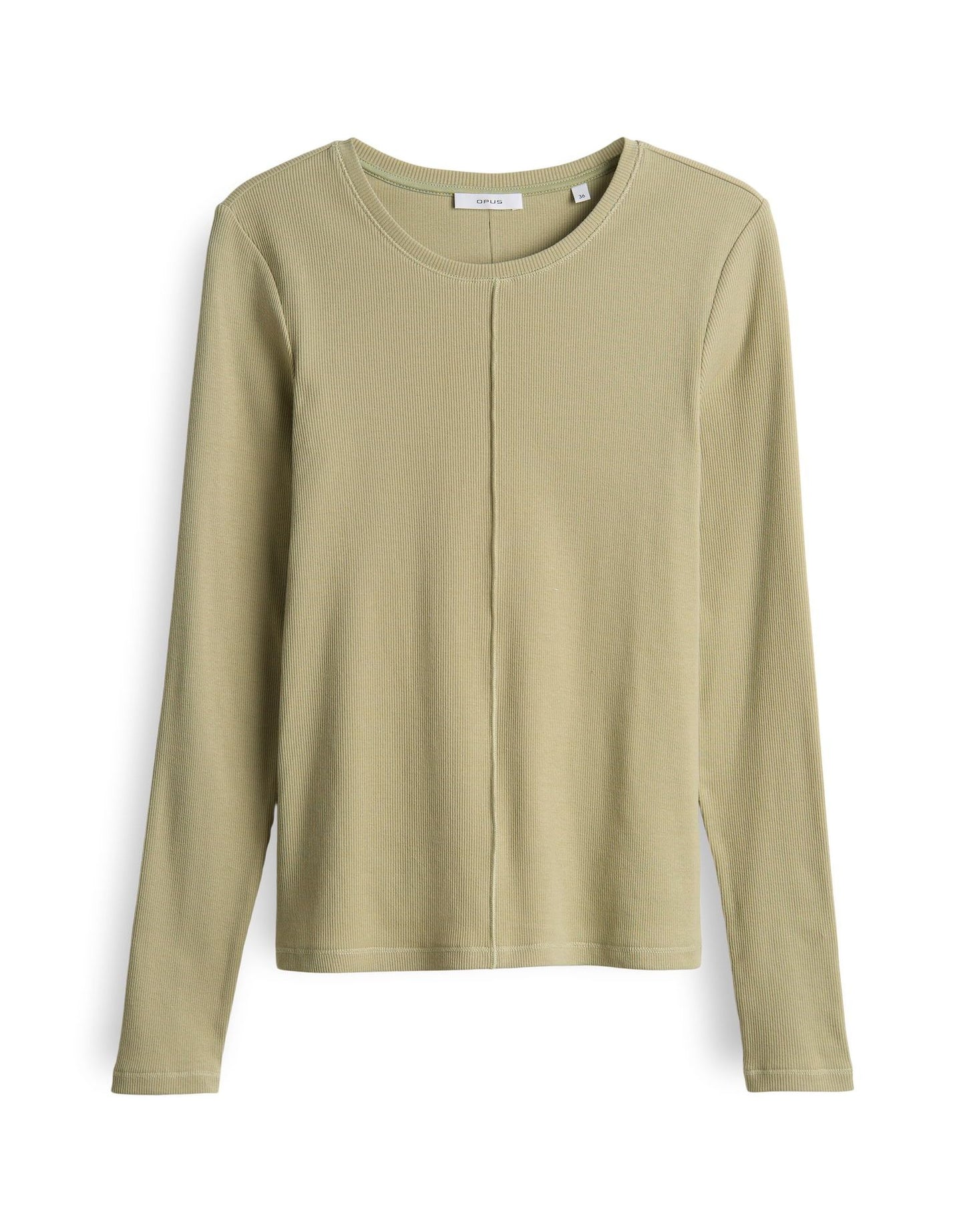 Opus Damen Langarmshirt Sadalie 44 grün