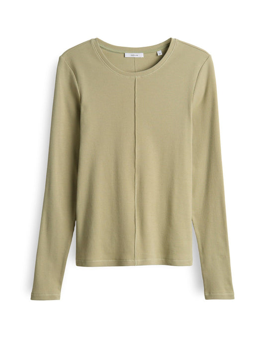 Opus Damen Langarmshirt Sadalie 44 grün
