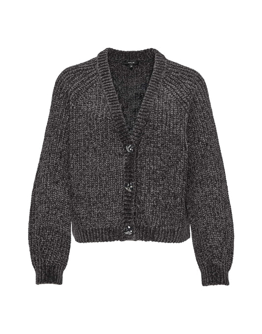 Opus Damen Strickjacke Denille grau