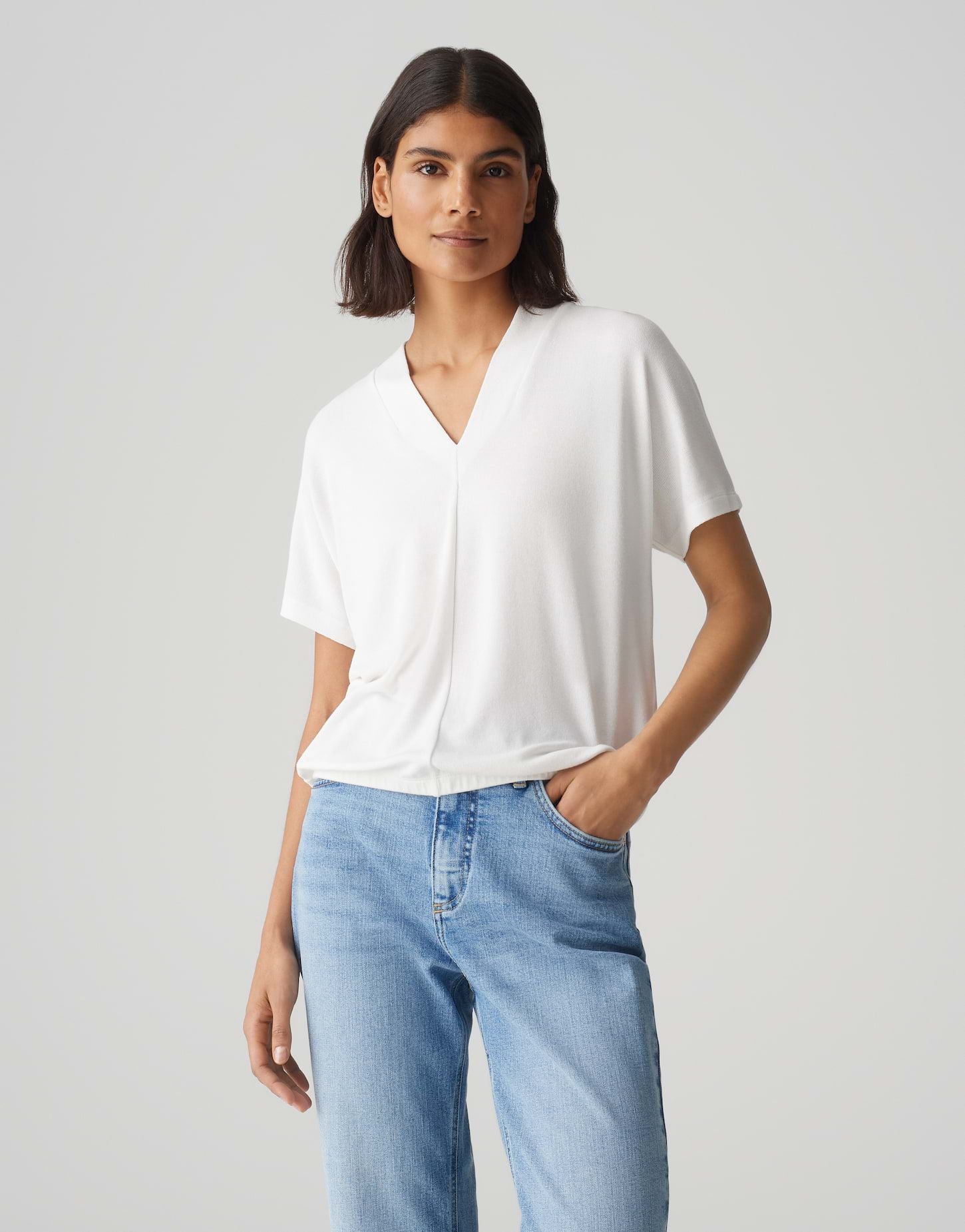 OPUS Damen Shirt weiß