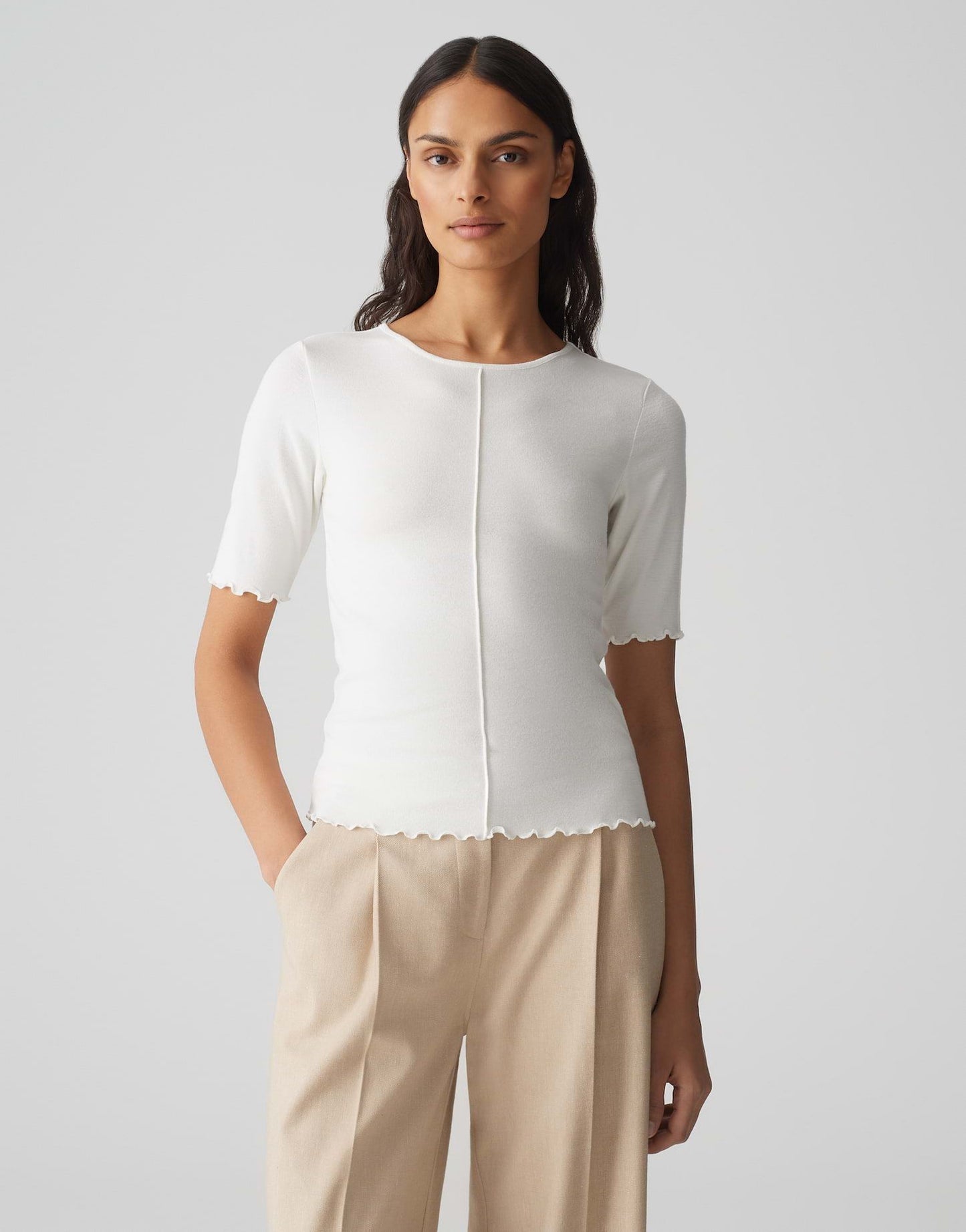 OPUS Damen Shirt weiß