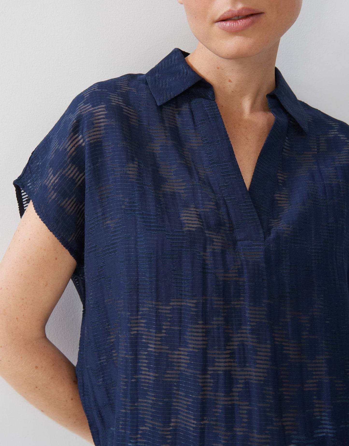 someday Damen Bluse blau