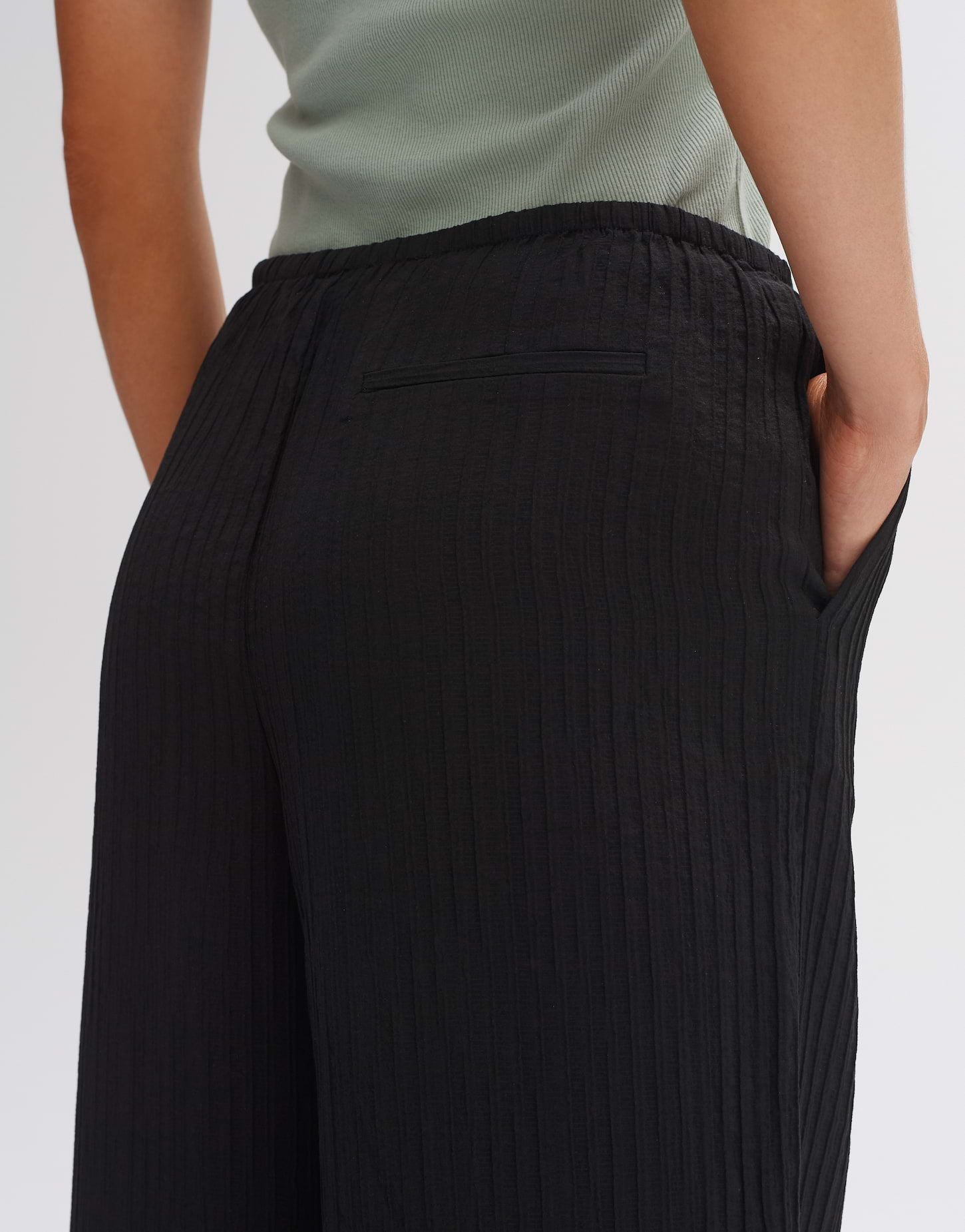 OPUS Damen Hose schwarz