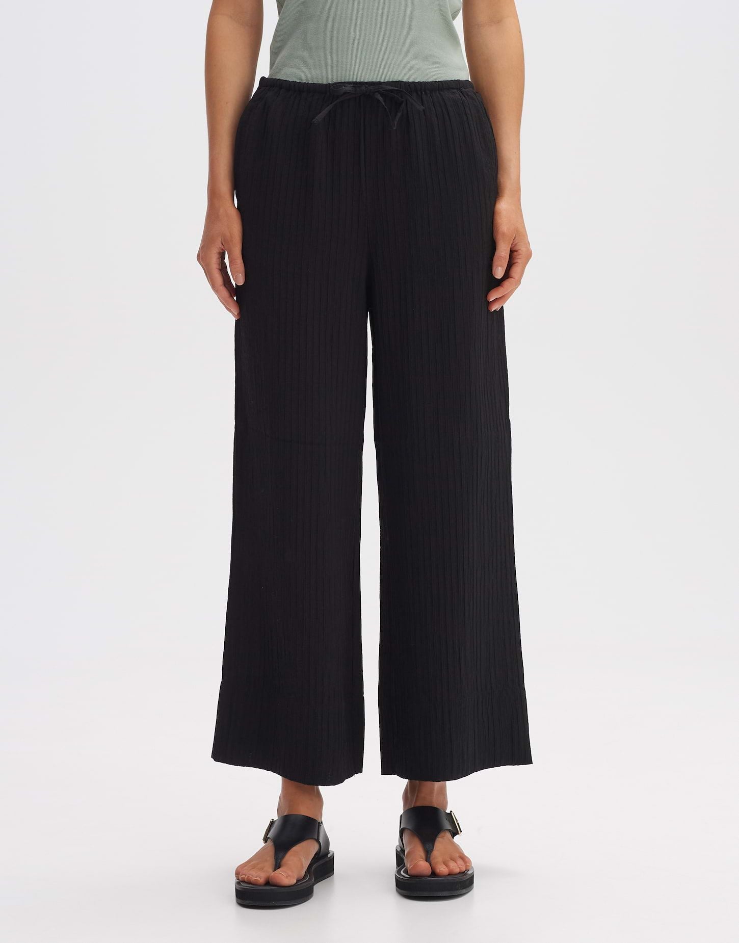 OPUS Damen Hose schwarz