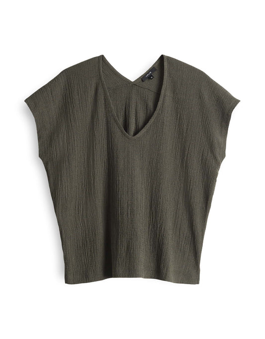 Opus Damen T-Shirt Sirukus structure 44 grün
