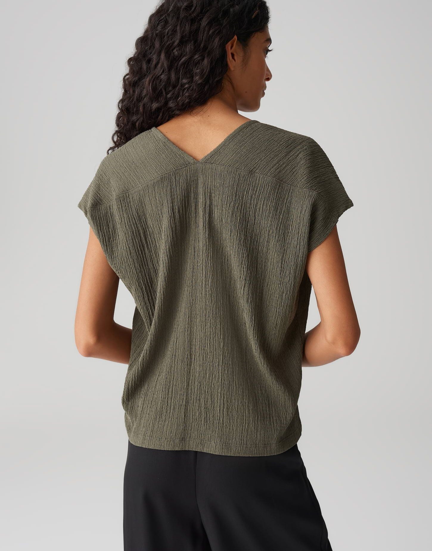 OPUS – Opus Damen T-Shirt Sirukus structure
