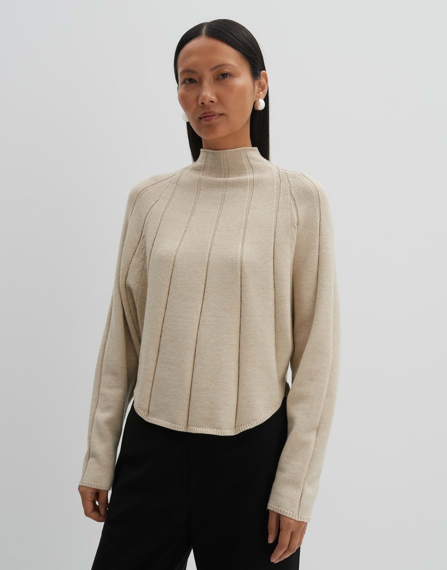 someday Damen Strickpullover Tanima beige