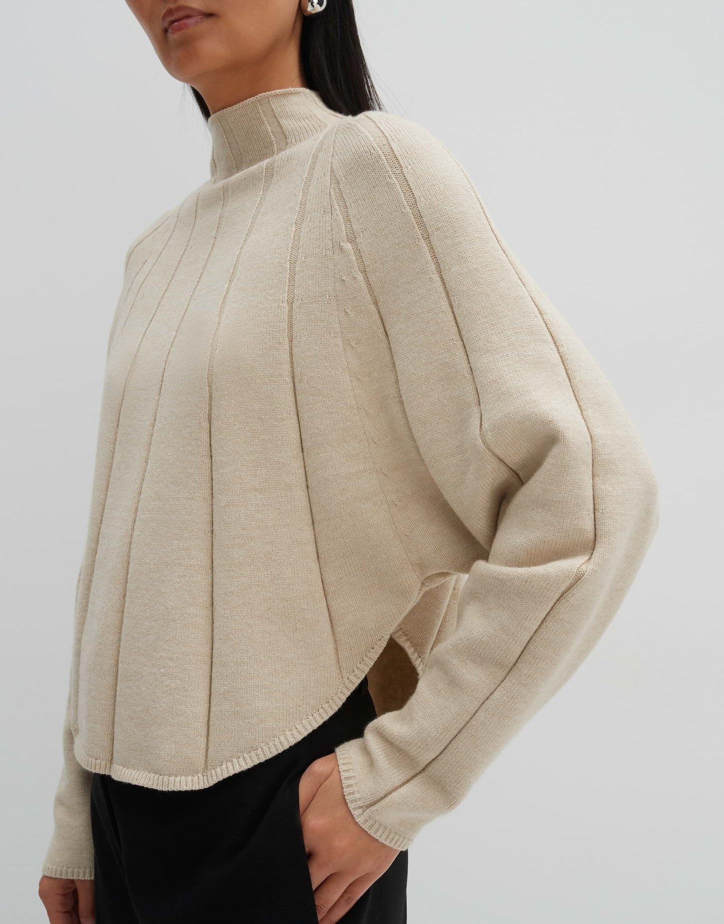 someday Damen Strickpullover Tanima beige