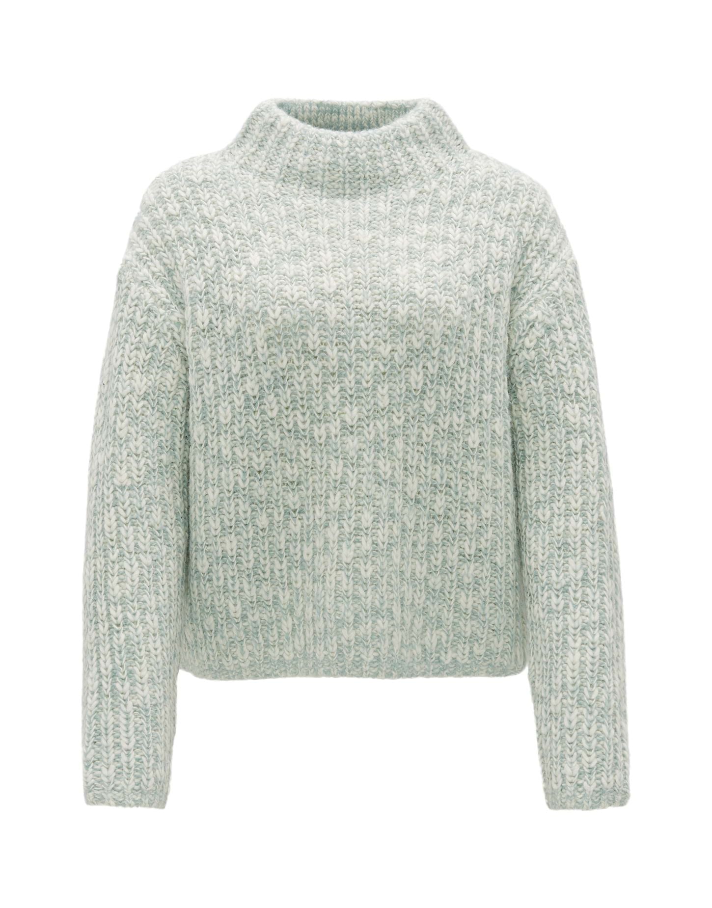 Opus Damen Strick-Pullover Perke blau