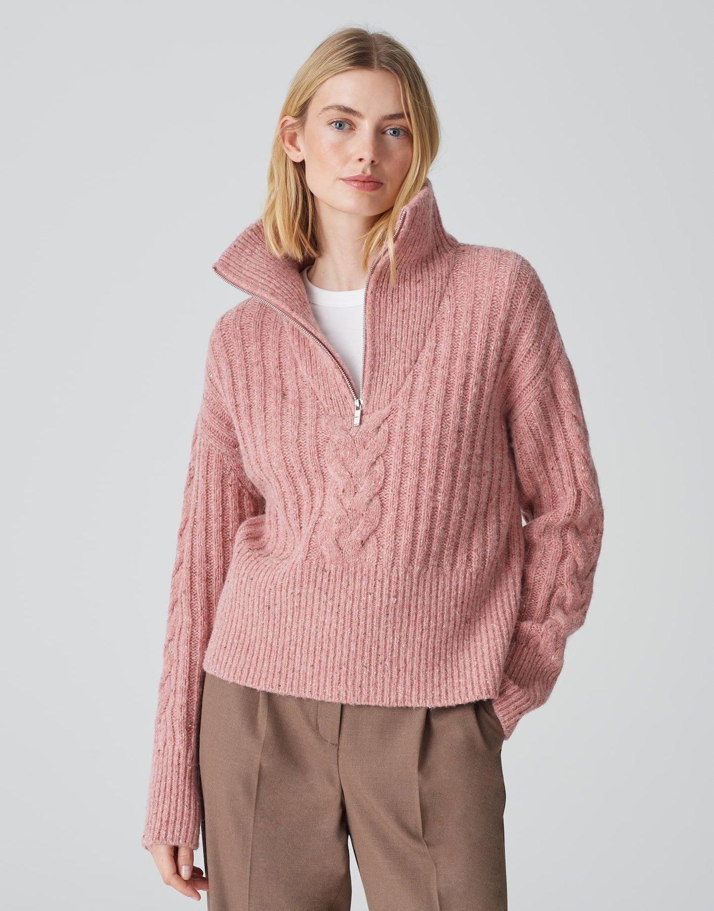 Opus Damen Strickpullover Popfy