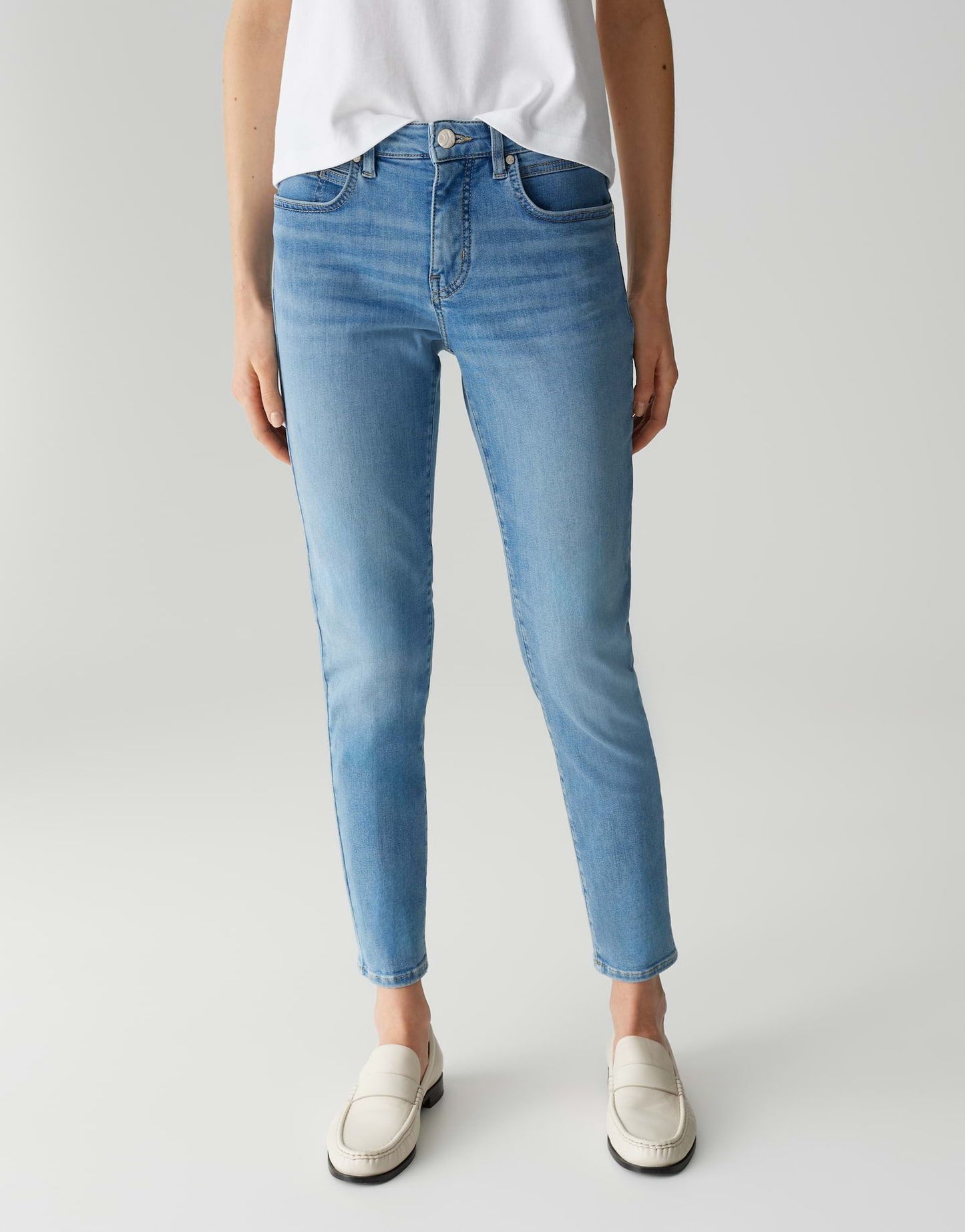 Opus Pants Damen Jeans Enja ease blau