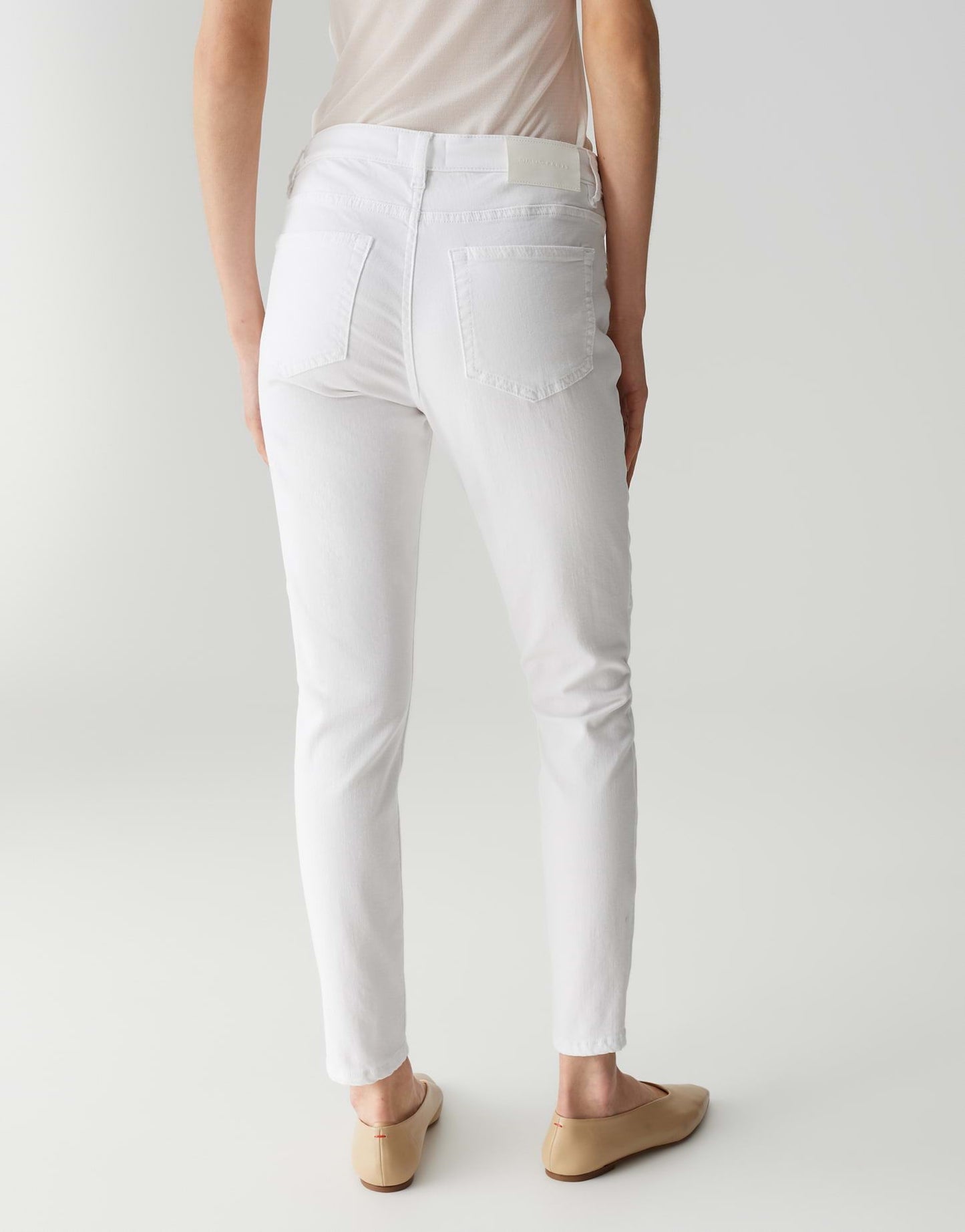 Opus Pants Jeans Enja ease weiß