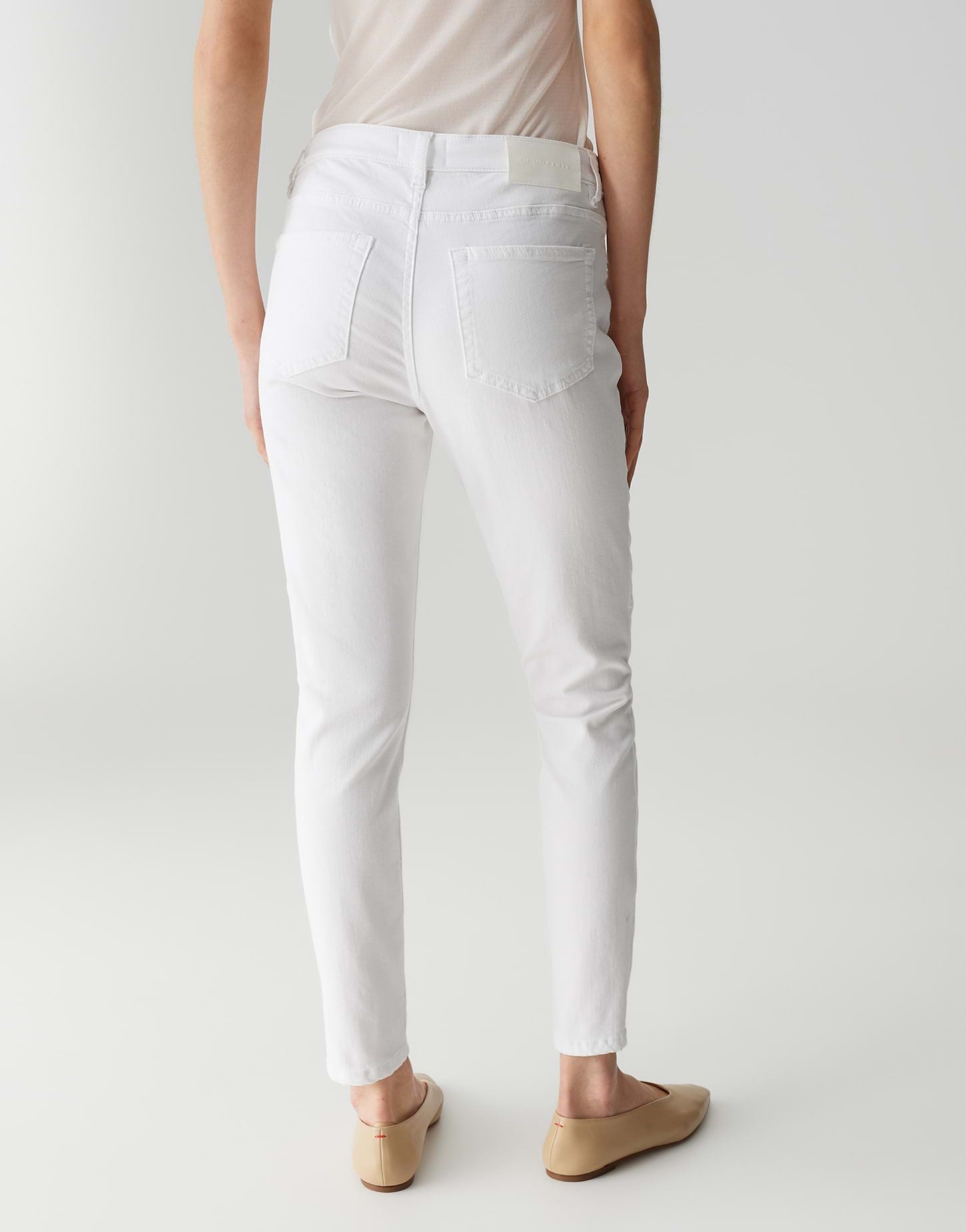 Opus Pants Jeans Enja ease weiß