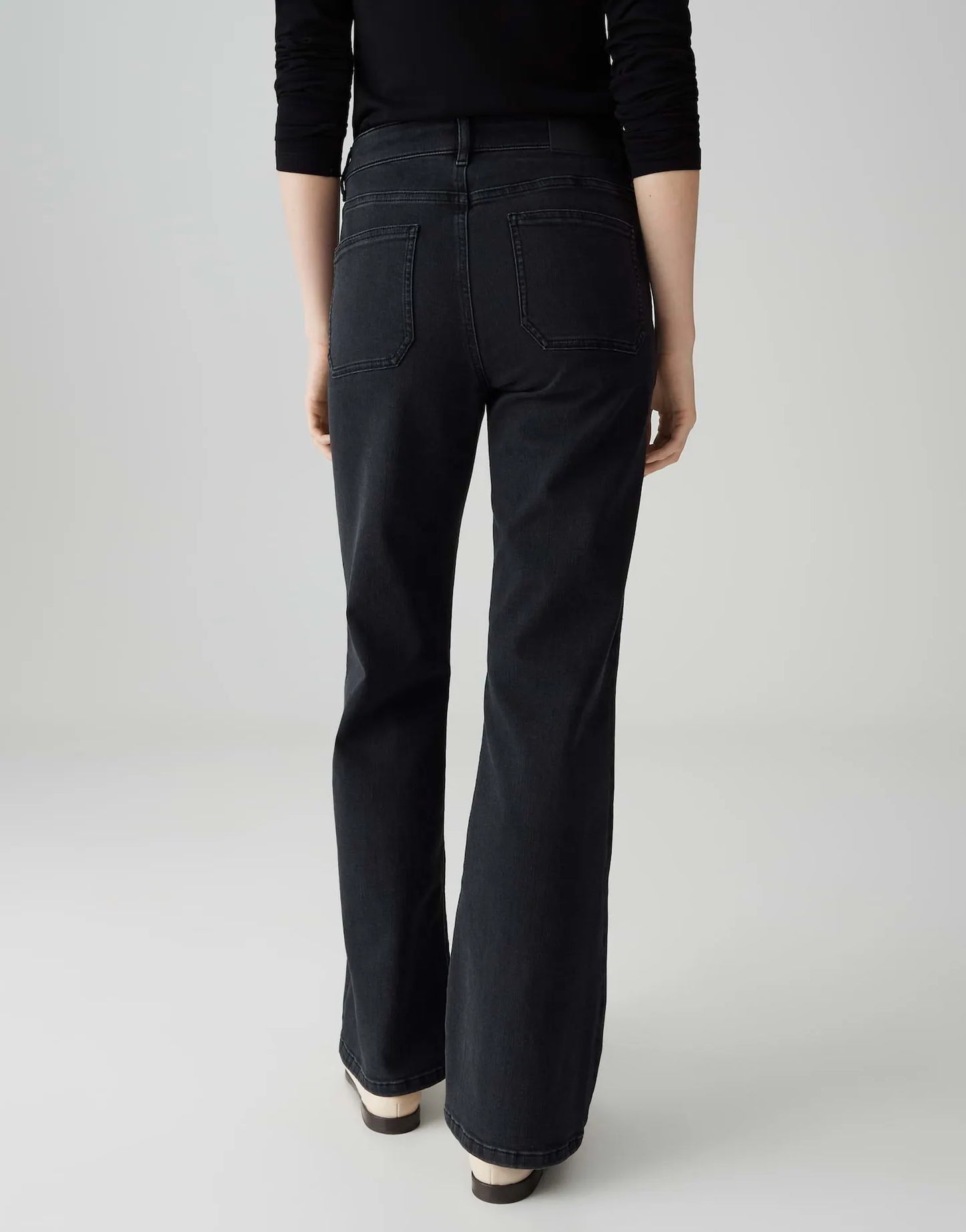 Opus Damen Jeans schwarz