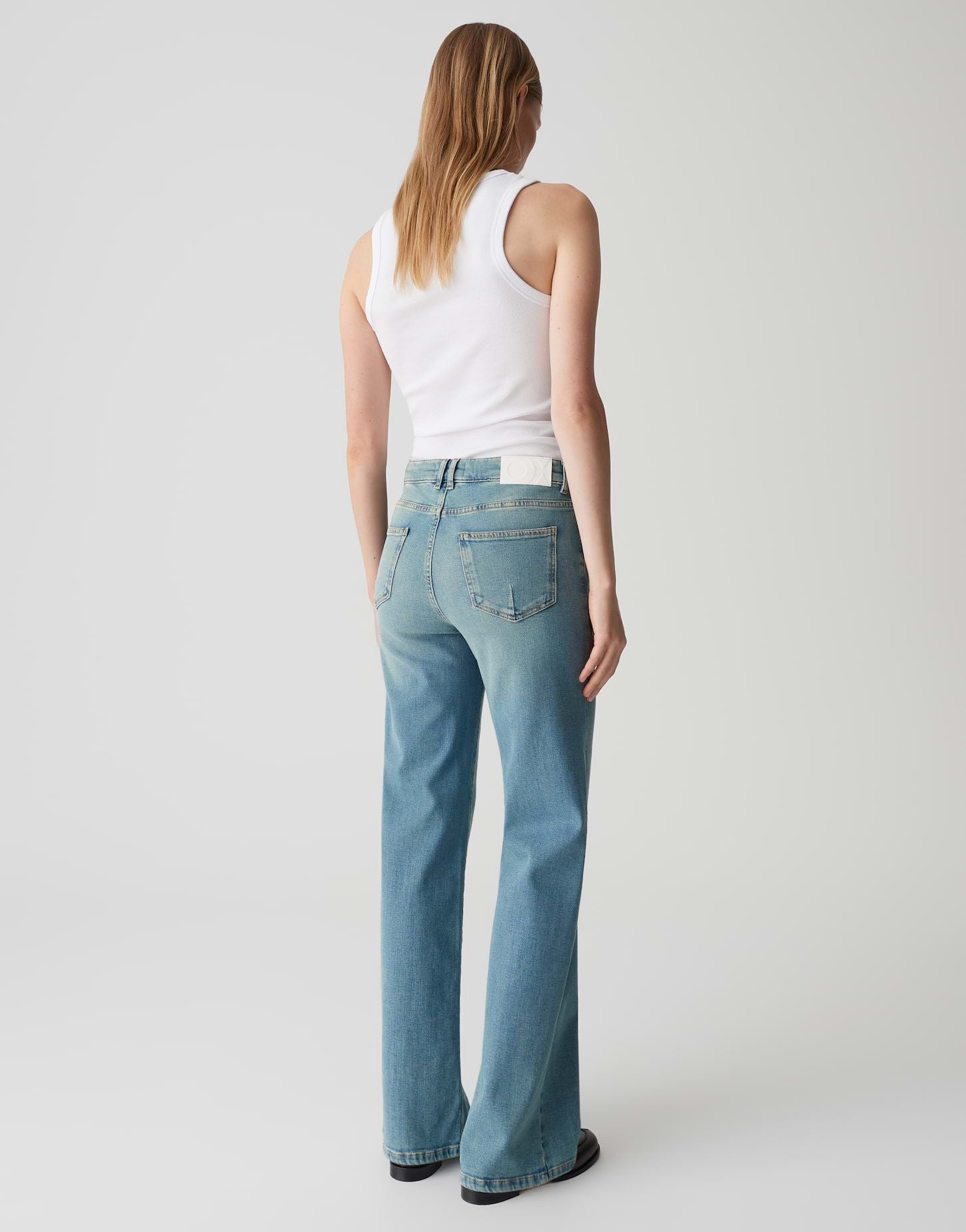 Opus Damen Hose Melly modern blau