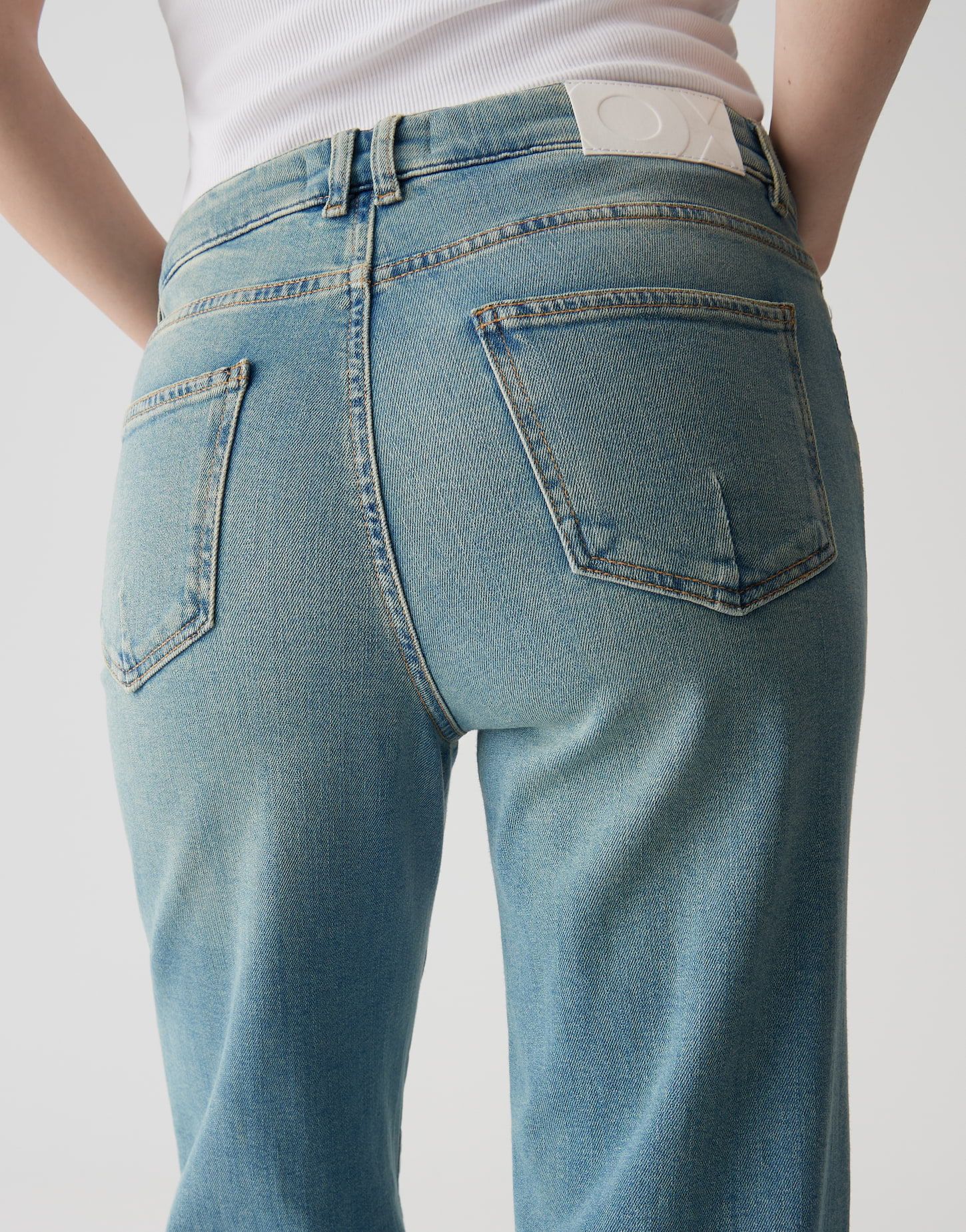 Opus Damen Hose Melly modern blau