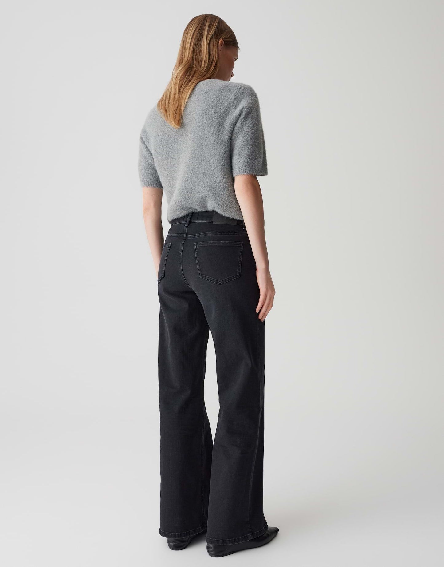 Opus Damen Jeans schwarz