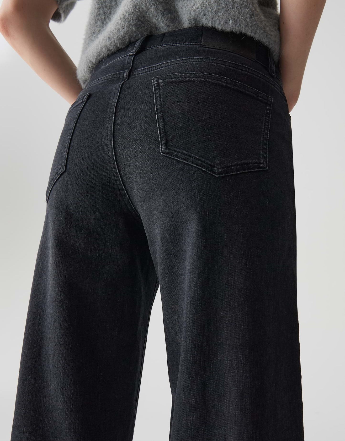 Opus Damen Jeans schwarz
